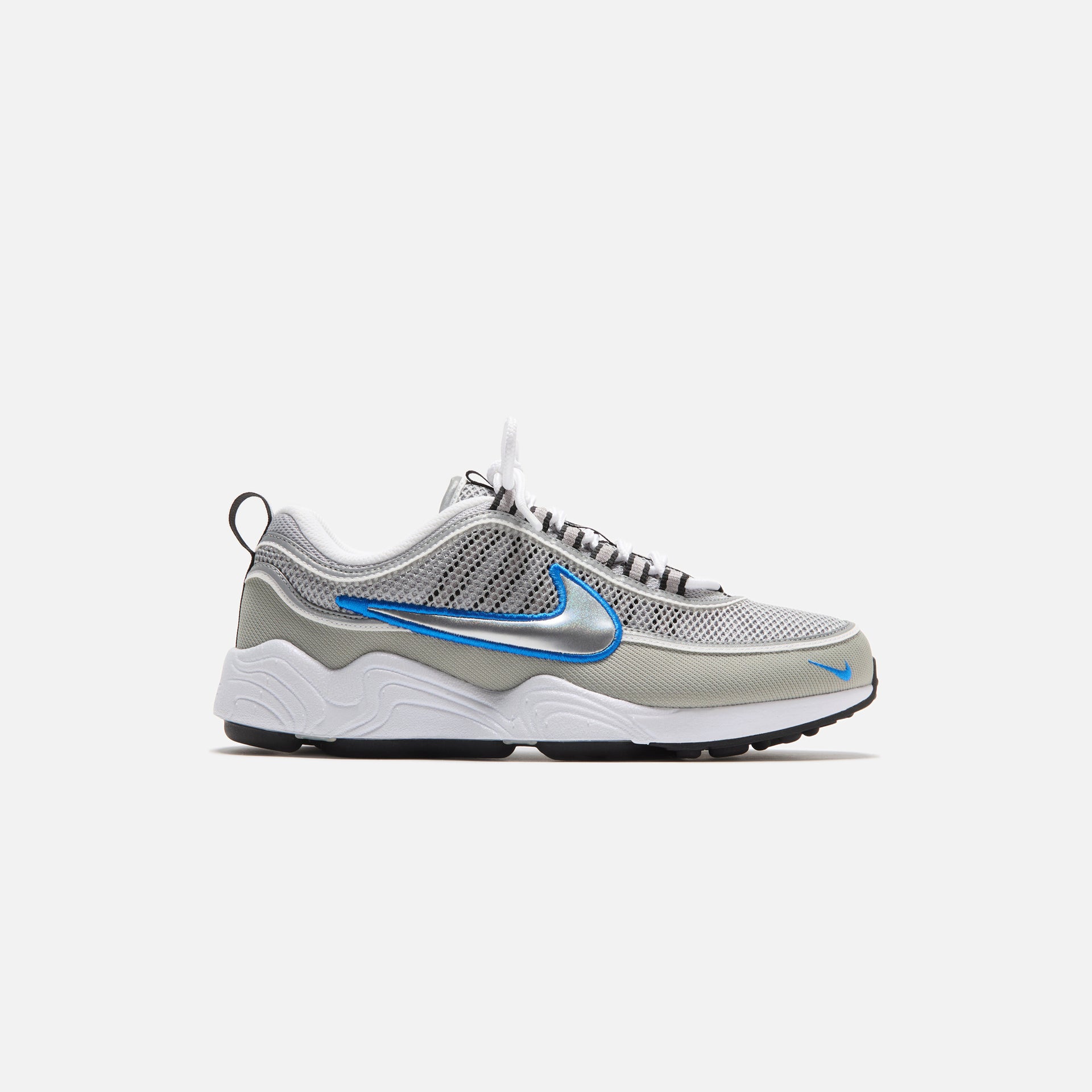 Nike Air Zoom Spiridon - Metallic Silver / Signal Blue