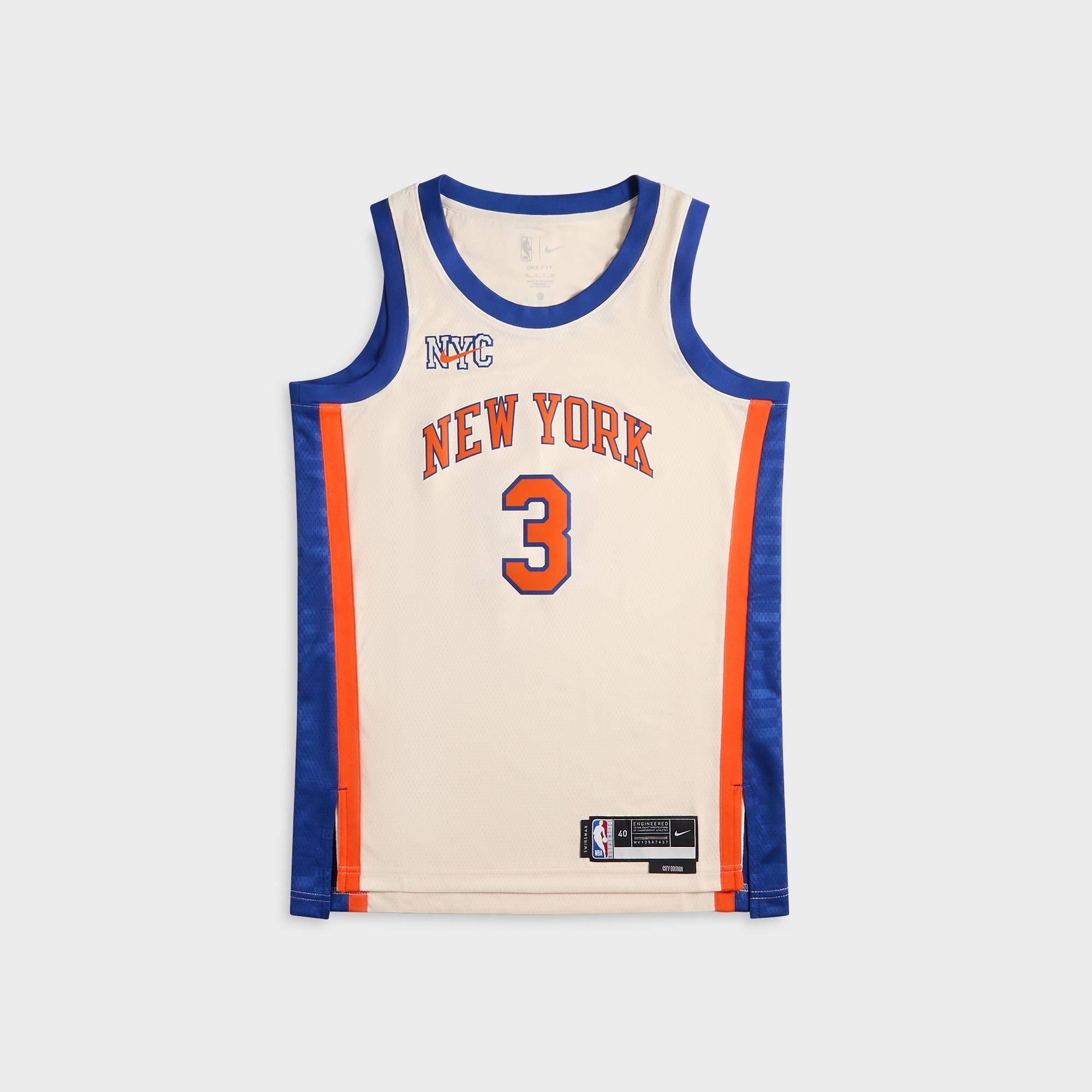 KITH×NIKE New York Knicks Nike New York Knicks City Edition Josh Hart Jersey - Natural – Kith