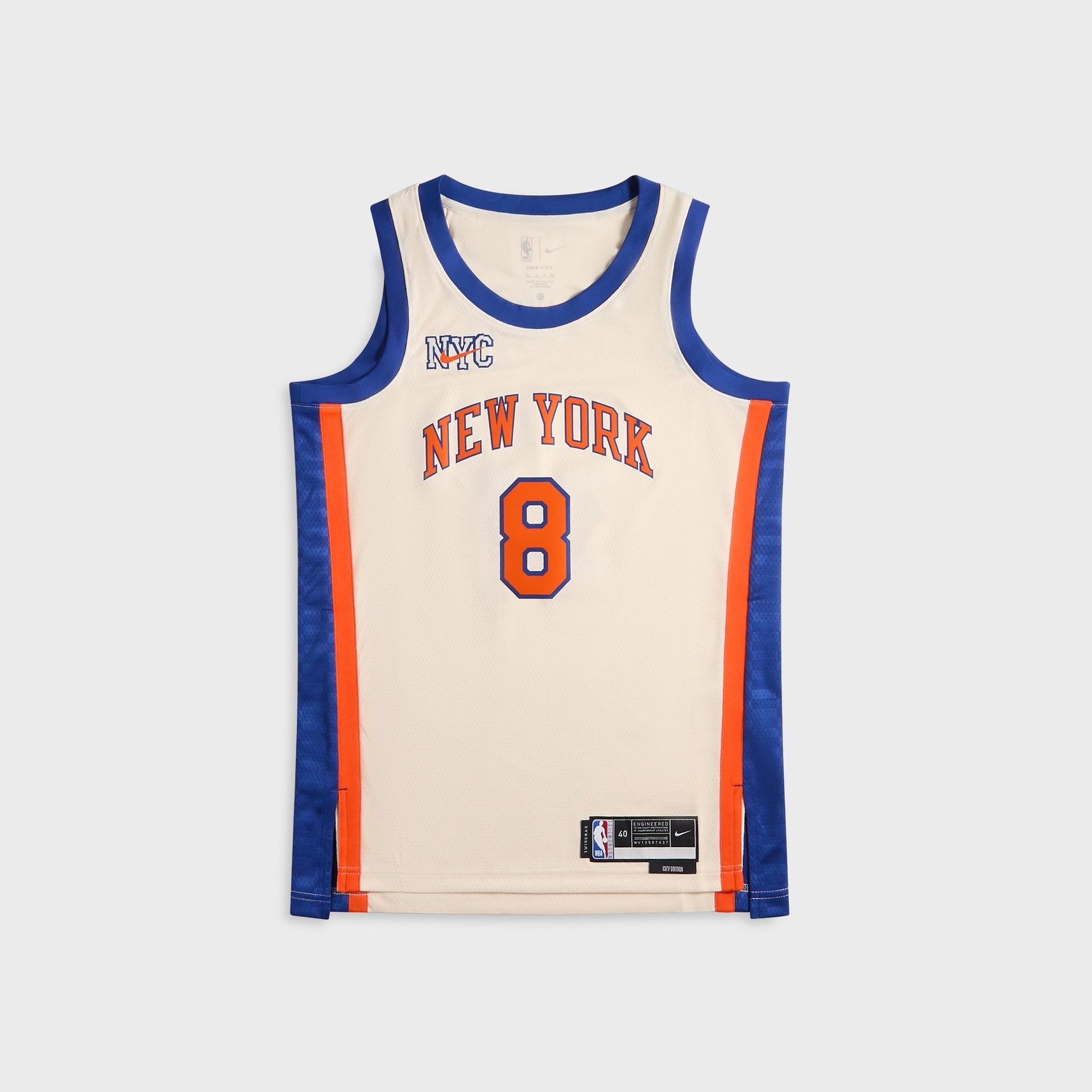 Nike New York Knicks City Edition OG Anunoby Jersey - Natural Kith Nike New York Knicks City Edition OG Anunoby Jersey - Natural Kith
