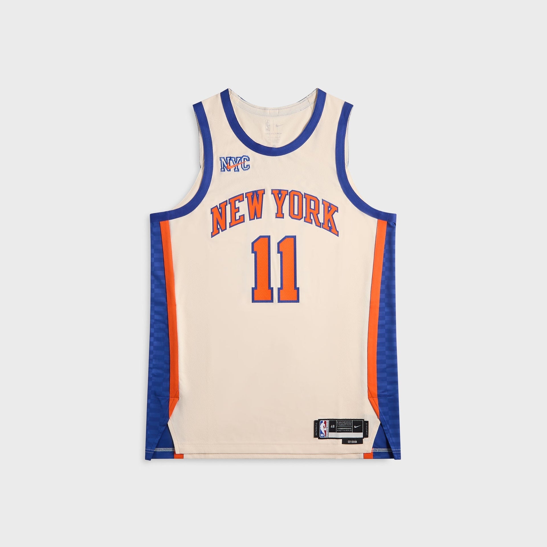 Nike New York Knicks Authentic City Edition Jalen Brunson Jersey - Natural