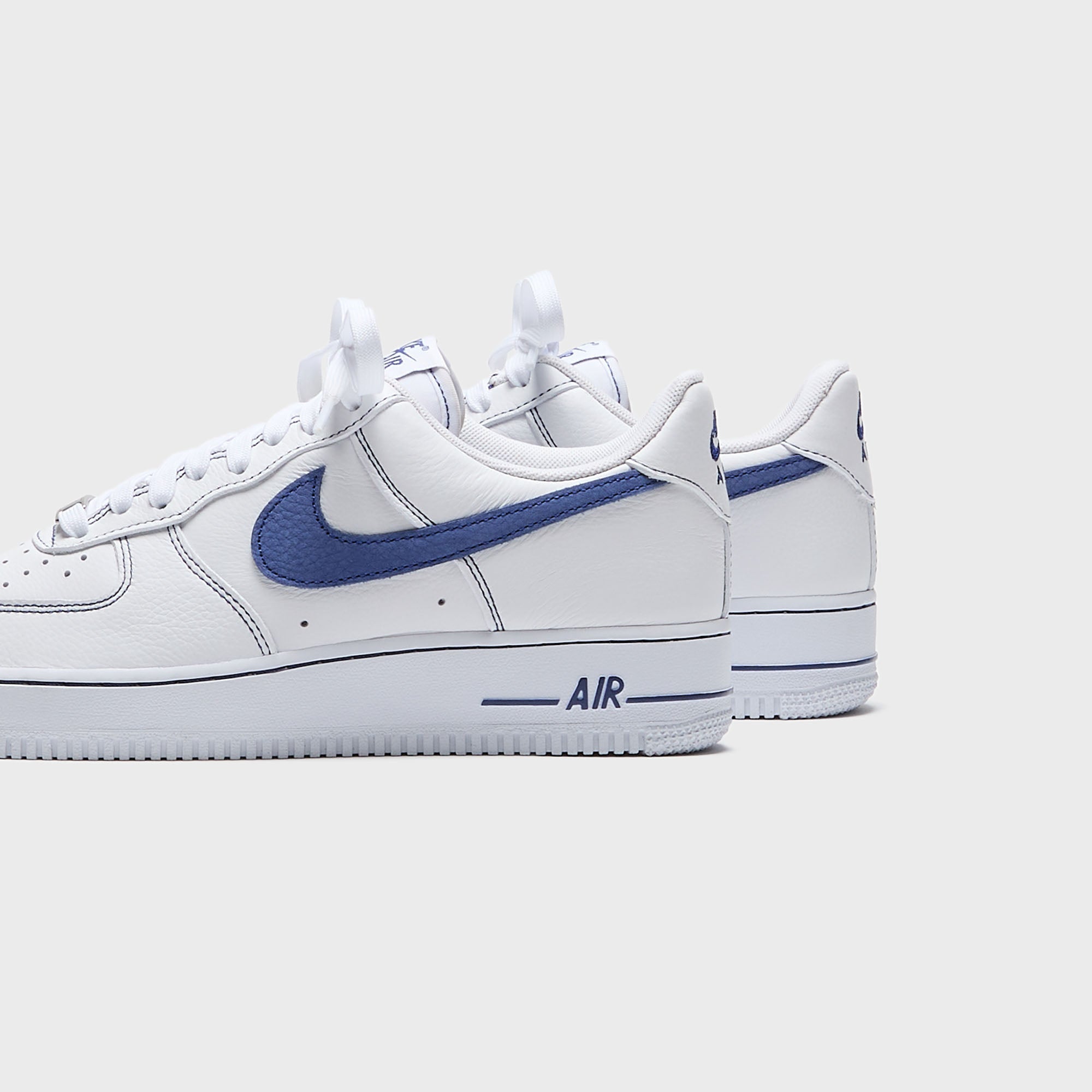 Nike Air Force 1 `07 - White / Deep Royal Blue – Kith