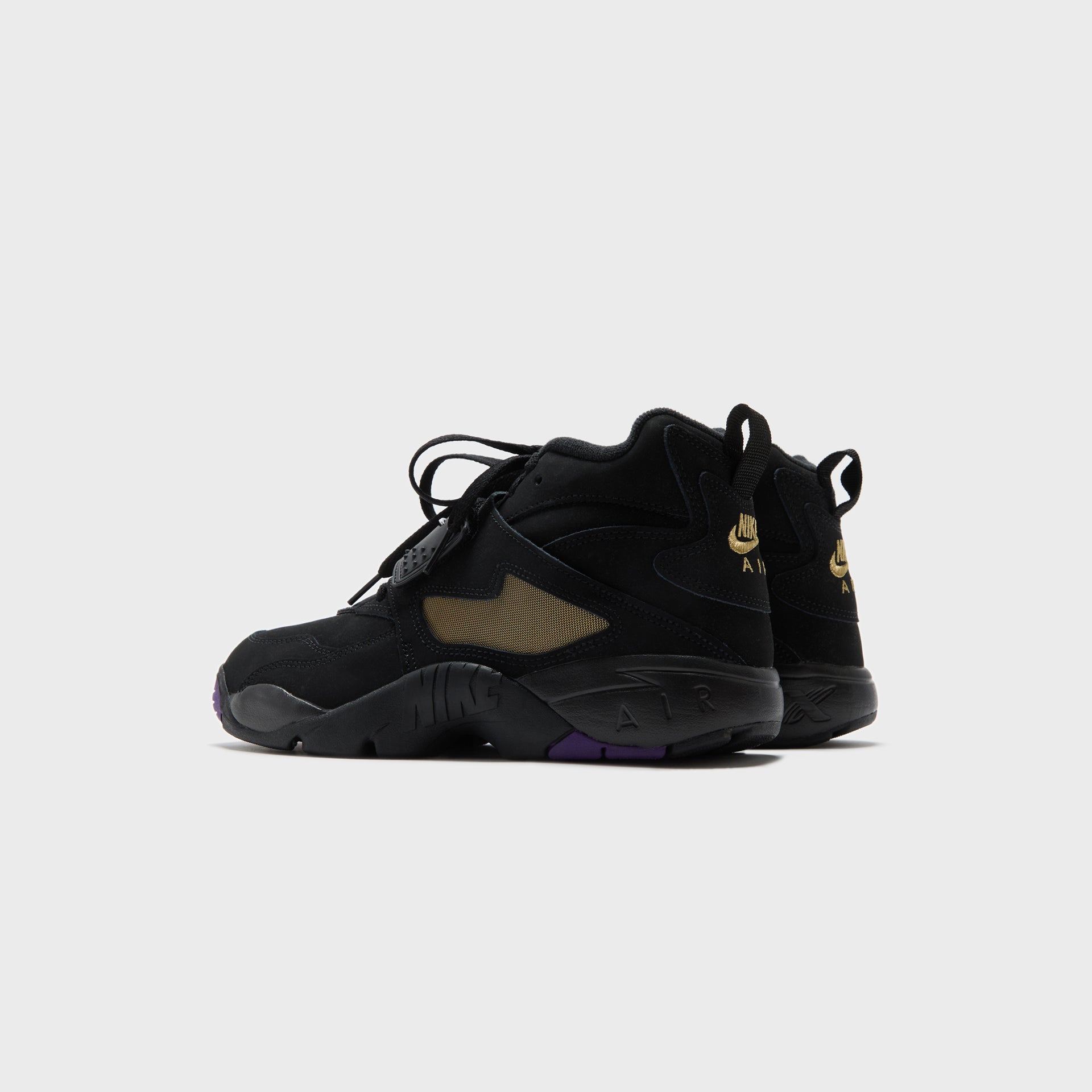 Nike Air Diamond Turf - Black / White / Club Purple / Metallic