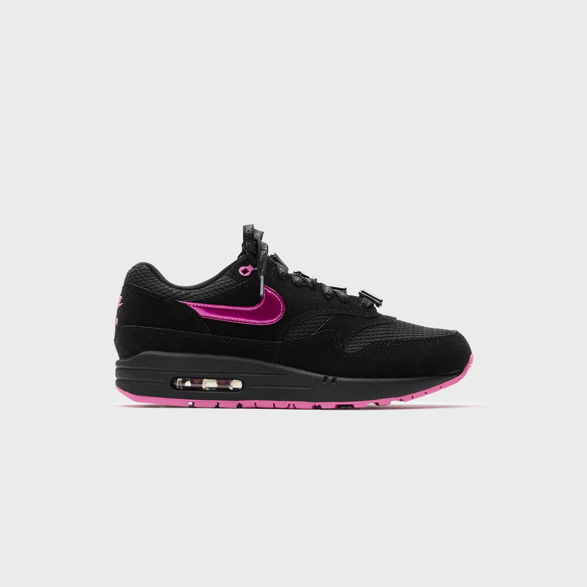 Nike Air Max 1  - Black / Playful Pink / University Red