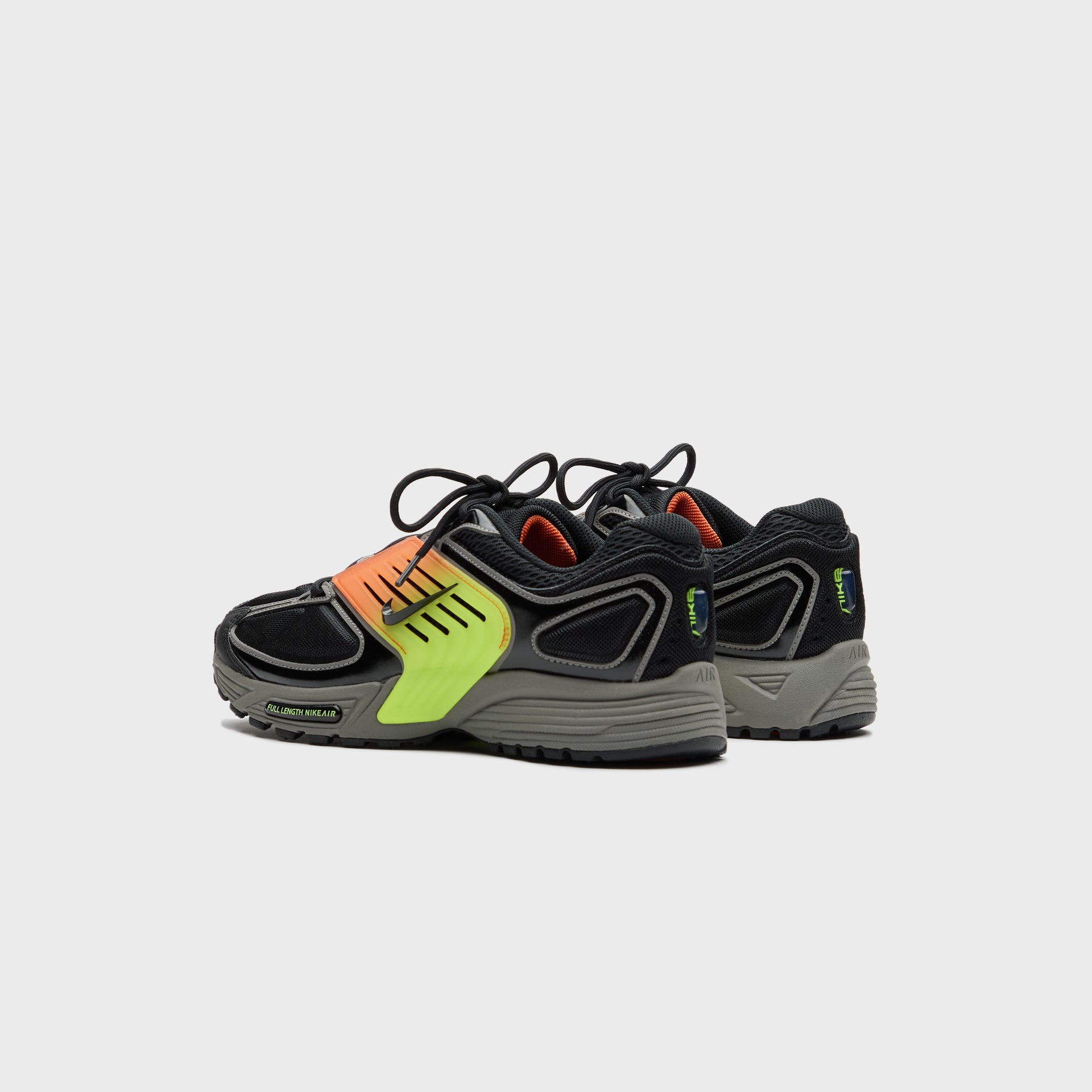 NKIB0612 005 Nike NikeAirPegasusWaveBlack Black FlatPewter SafetyOrange Volt 4