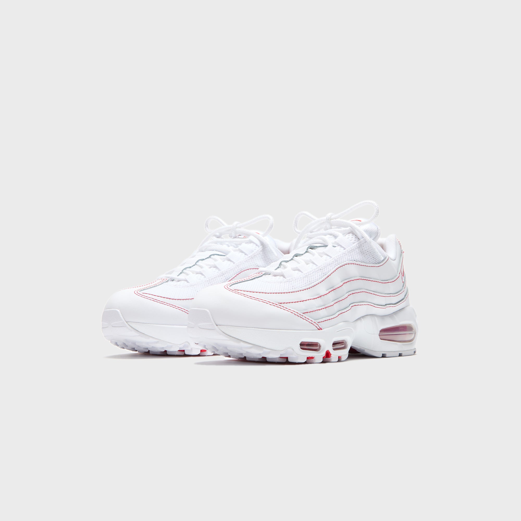 Nike Air Max 95 OG - White / University Red / Wolf Grey – Kith