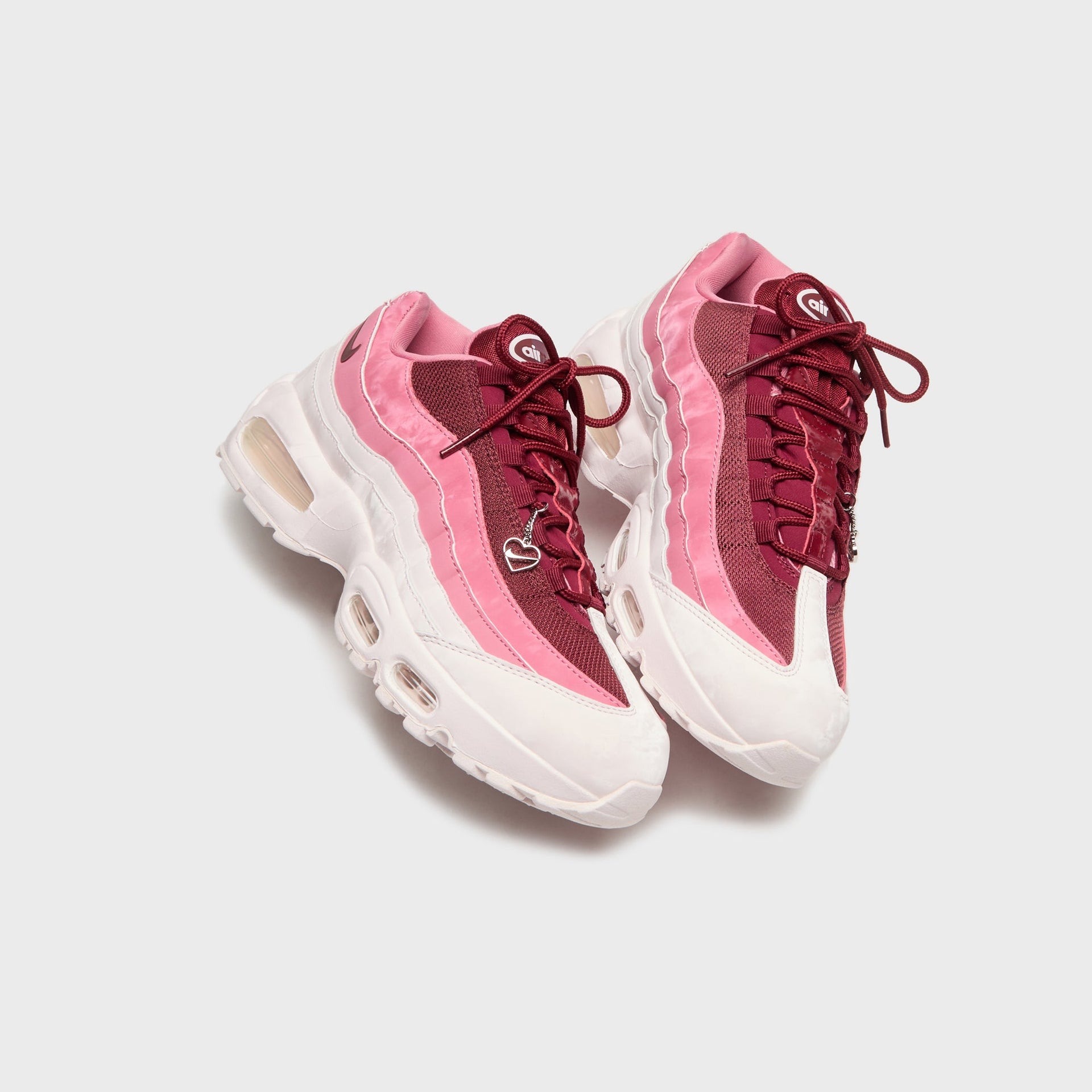 Nike WMNS Air Max 95 Big Bubble - Team Red / Pearl Pink / Peony