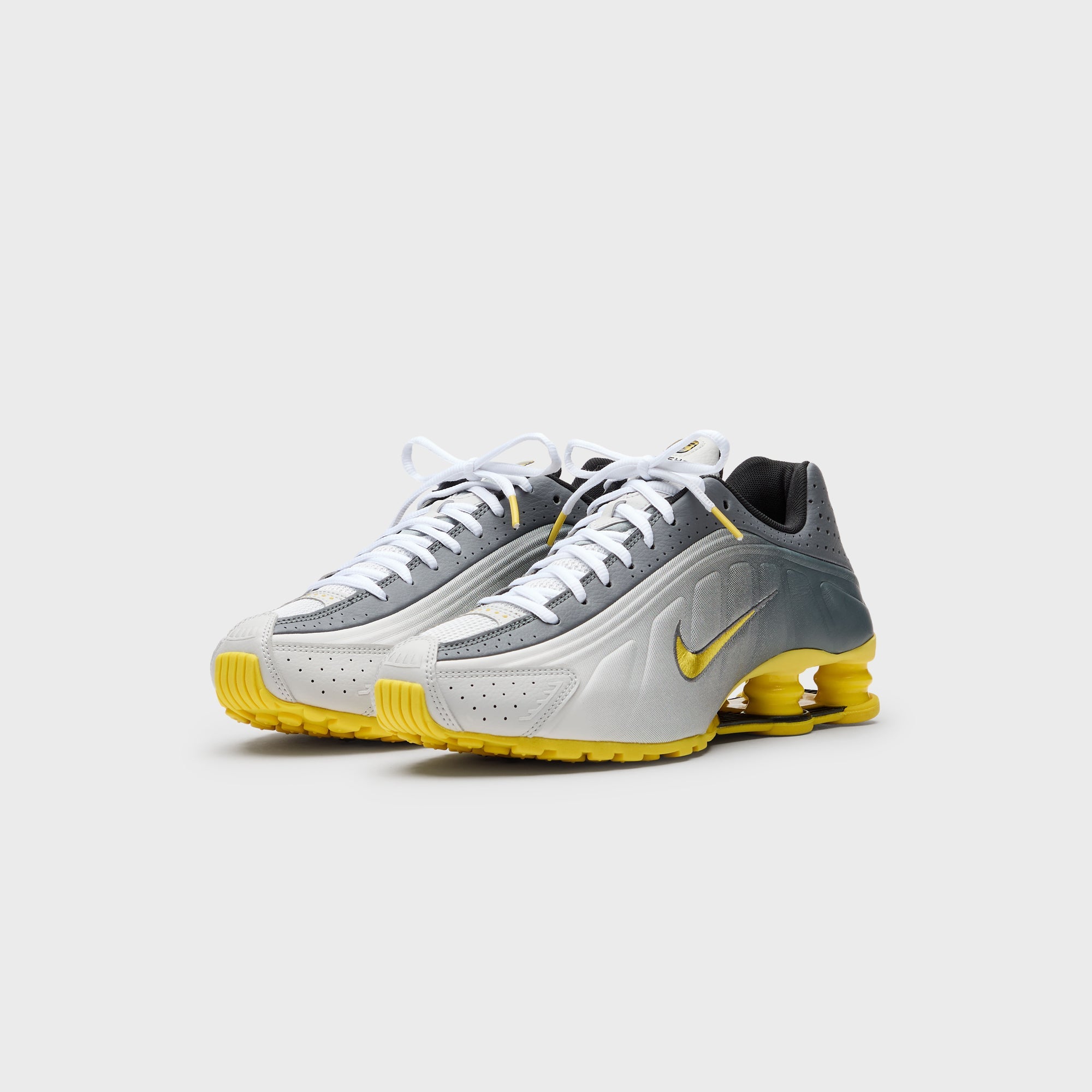 Nike Shox R4 SE - Vast Grey / Bright Citron / Light Graphite – Kith