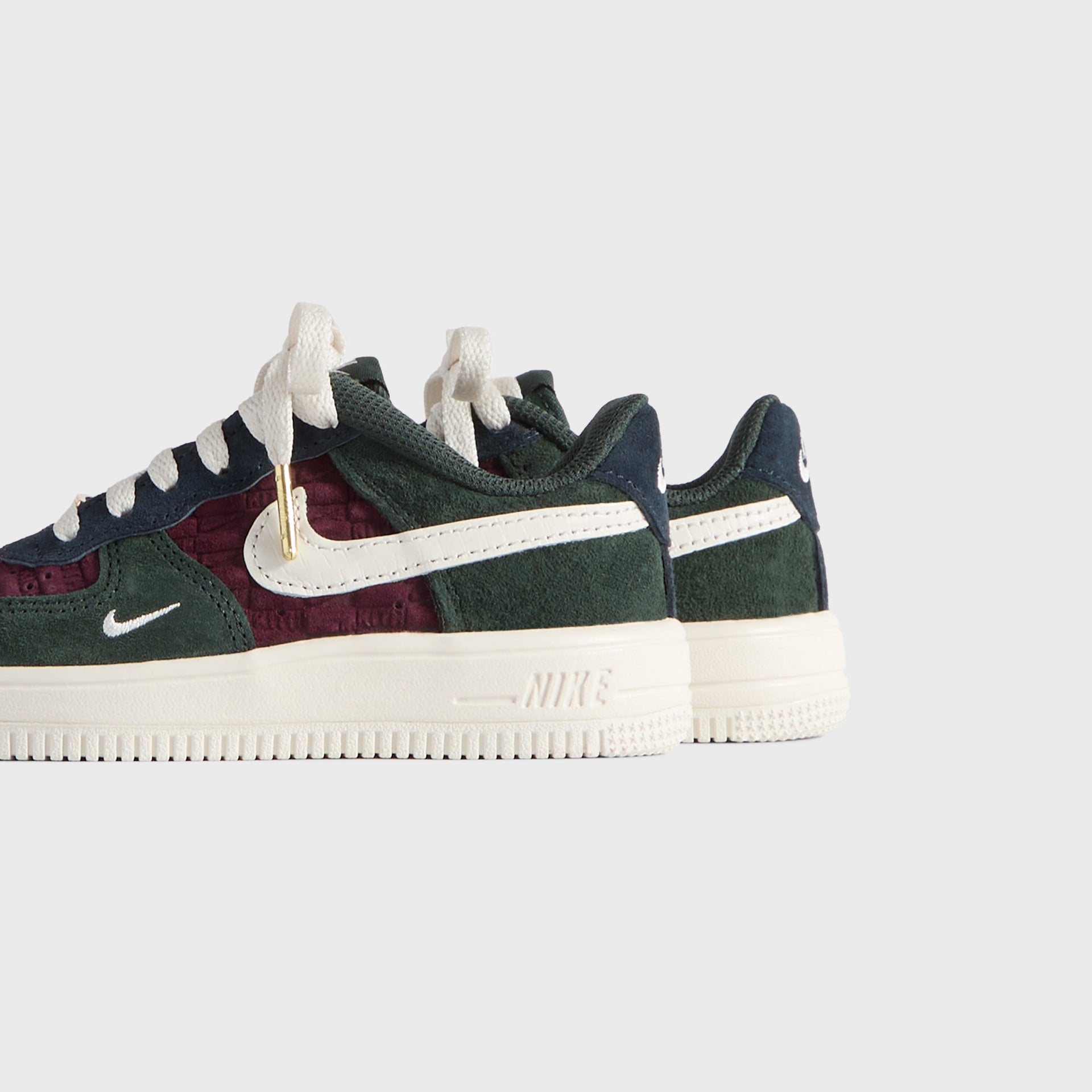Kith for Nike PS Air Force 1 Low Lace - Night Maroon / Phantom