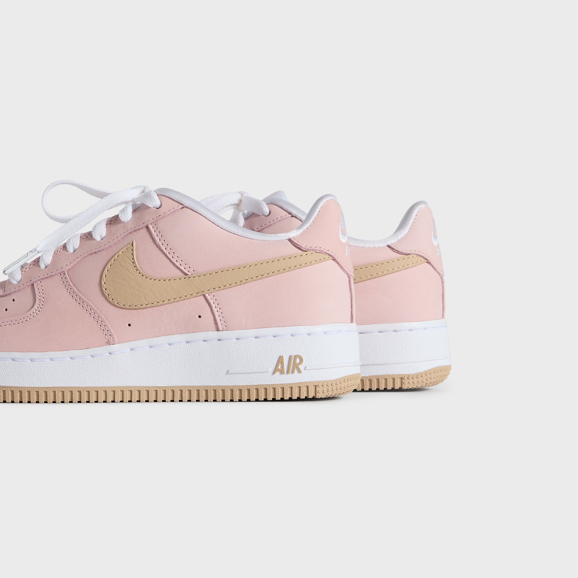 Kith Kids for Nike GS Air Force 1 "Un-Linen" - Linen / Atmosphere / White