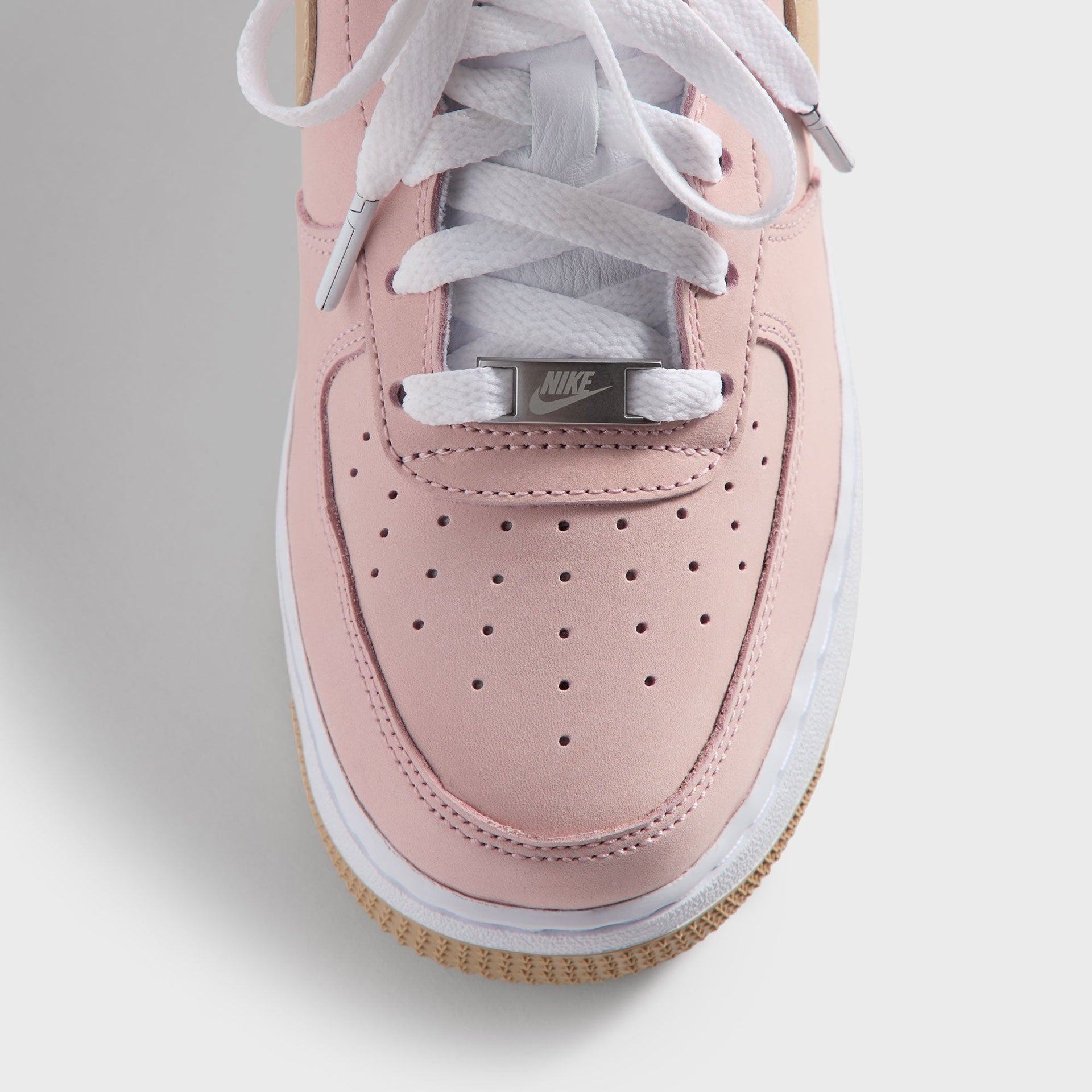 Kith Kids for Nike GS Air Force 1 "Un-Linen" - Linen / Atmosphere / White
