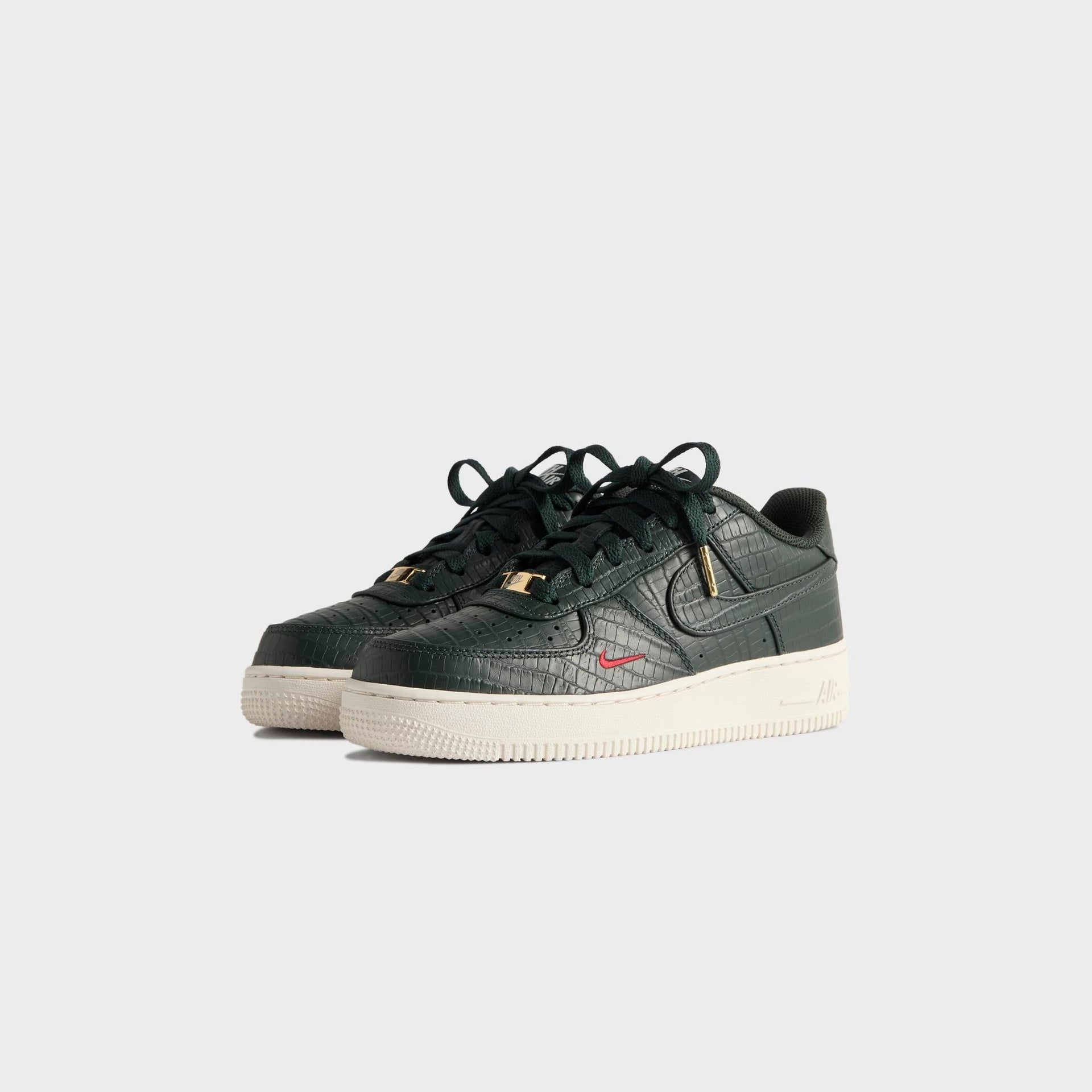 Kith for Nike GS Air Force 1 - Black Spruce / Phantom / Varsity Red