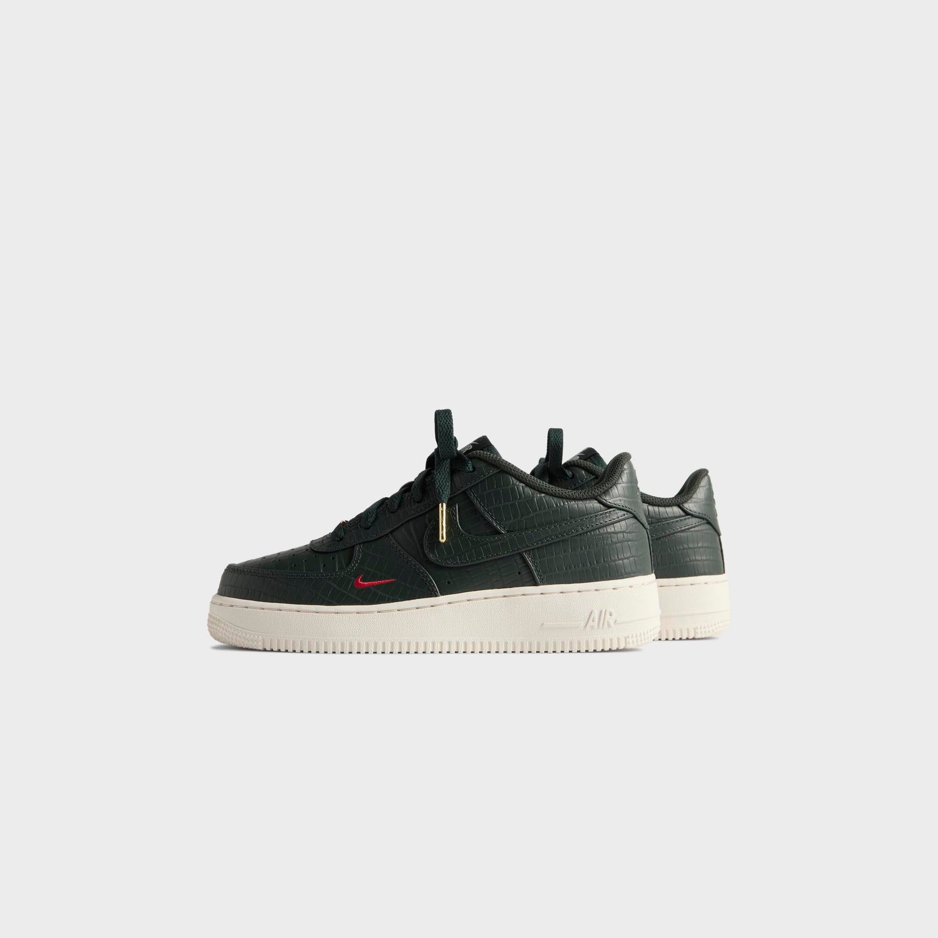 Kith for Nike GS Air Force 1 - Black Spruce / Phantom / Varsity Red