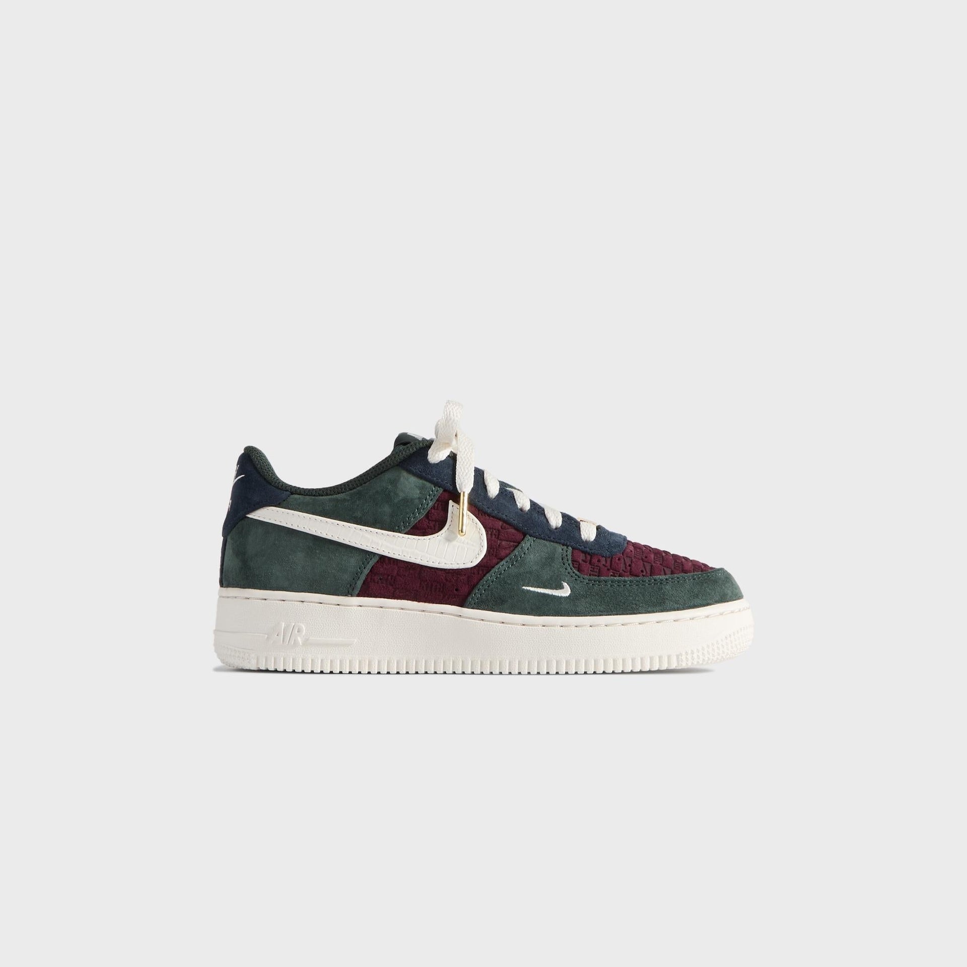 Kith for Nike GS Air Force 1 Low Lace - Night Maroon / Phantom
