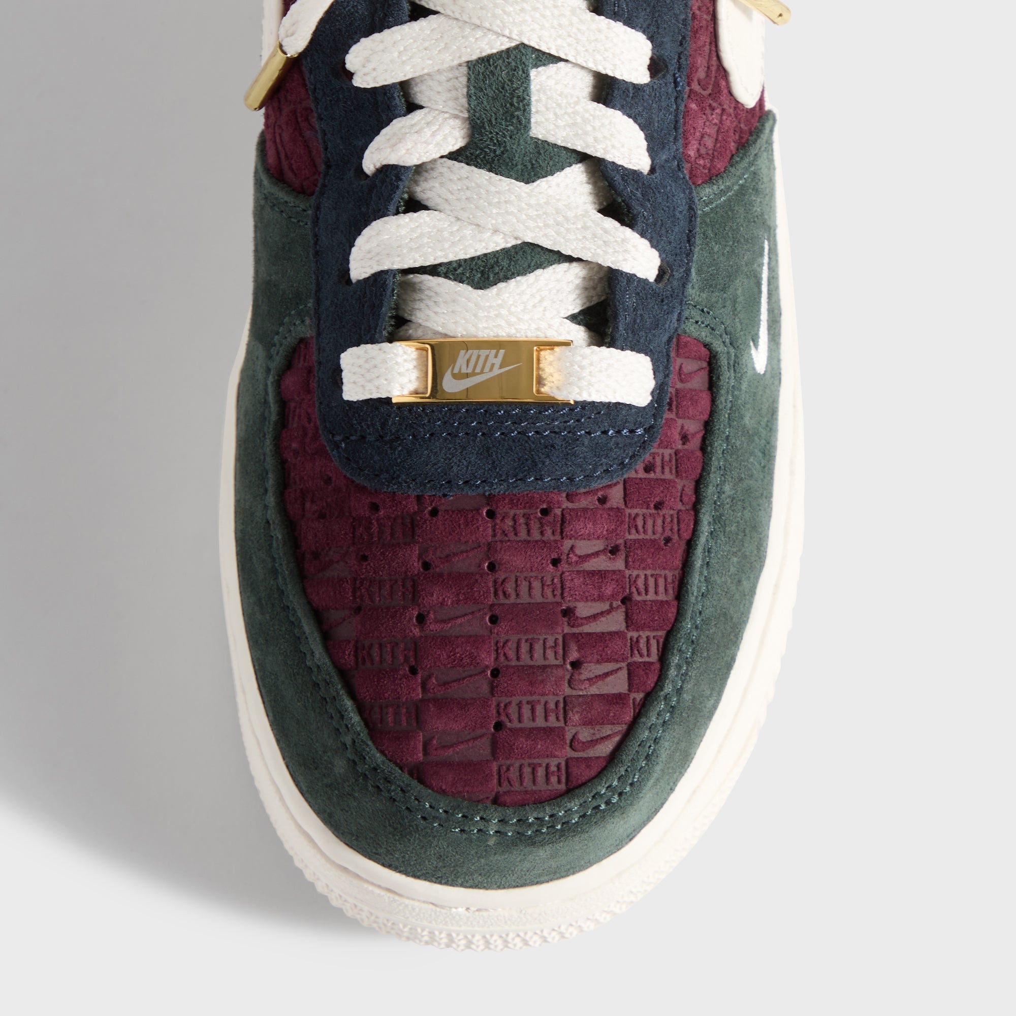 Kith for Nike GS Air Force 1 Low Lace - Night Maroon / Phantom