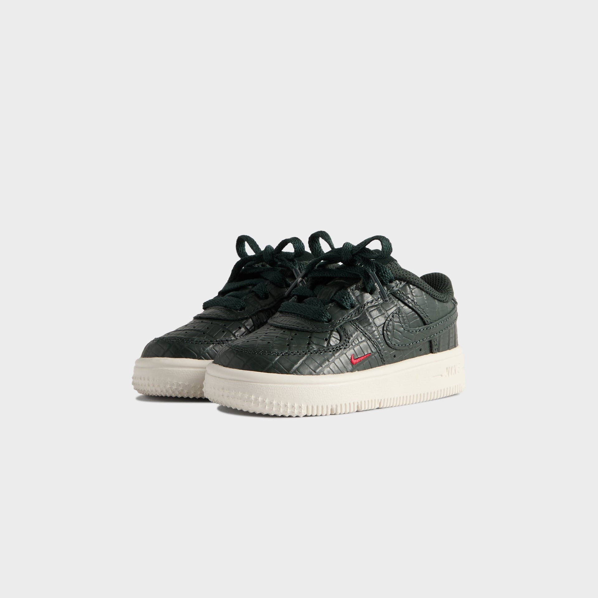 Erlebniswelt-fliegenfischenShops for Nike TD Air Force 1 - Black Spruce / Phantom / Varsity Red