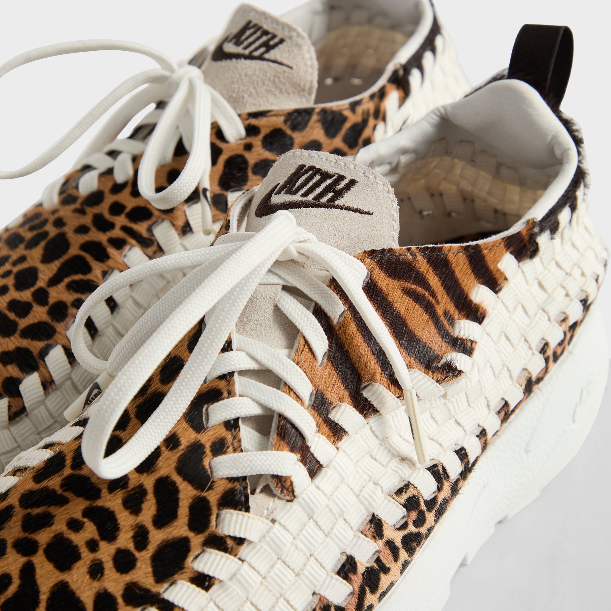 靴 Kith for Nike Footscape Woven (GS) US7Y Kith for Nike GS Footscape - Black / Summit White / Velvet Brown