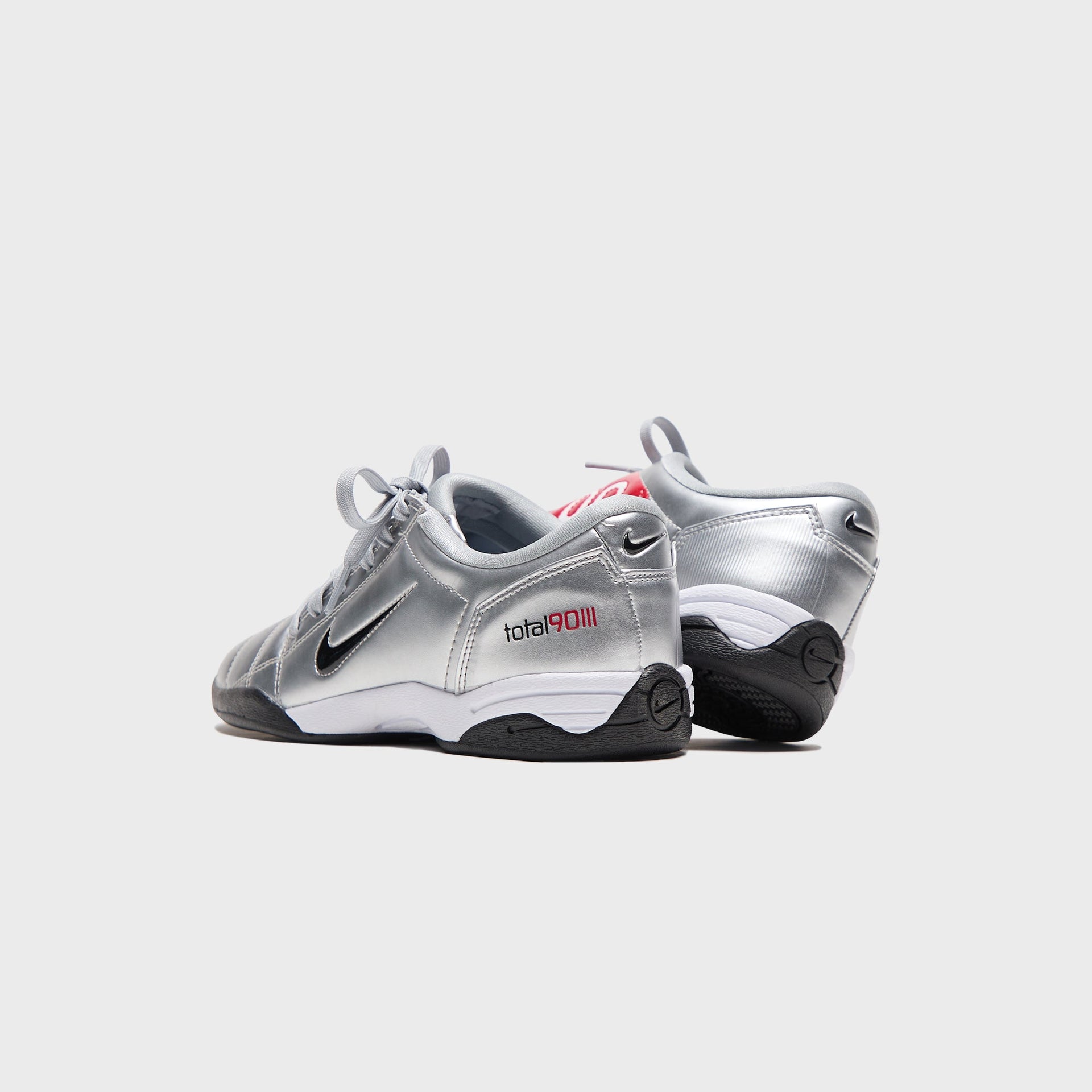 Nike WMNS T90 - Metallic Silver / Black / University Red / White