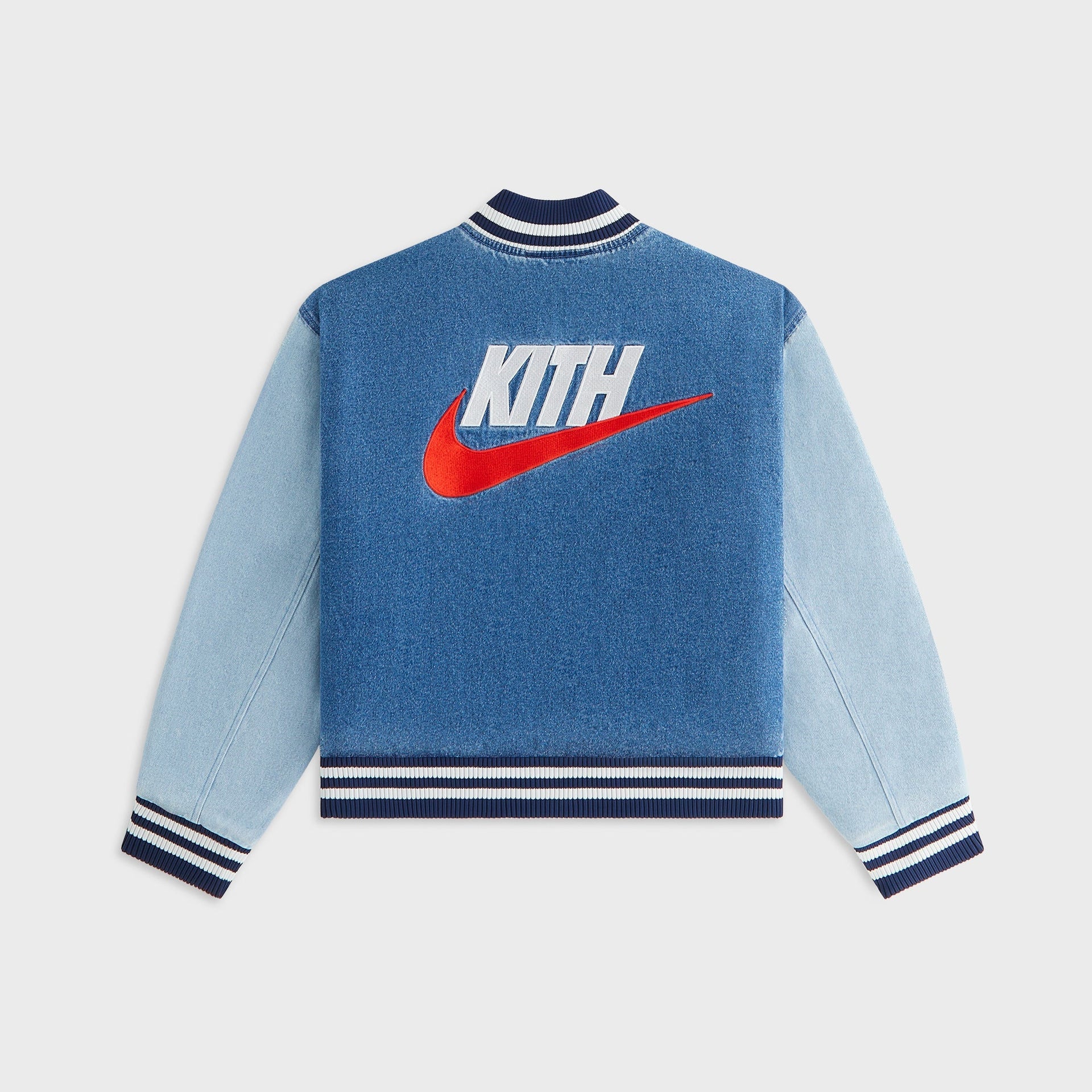Kith Kids for Nike Denim Varsity Jacket - Mystic Navy - PH