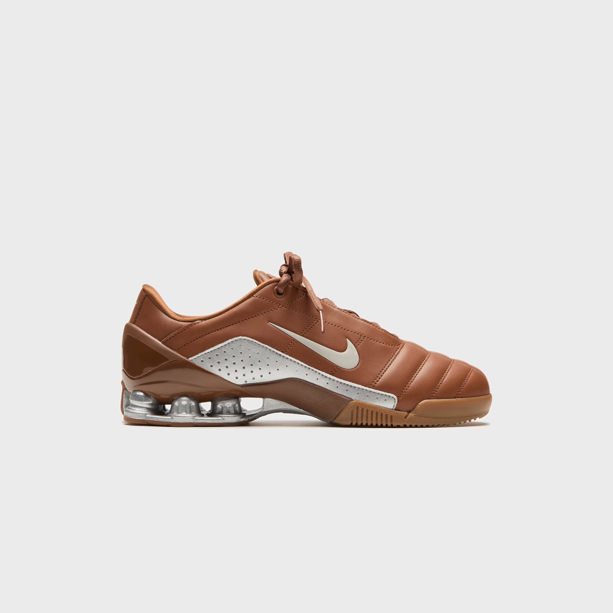Nike T90 Shox Magia Qs - Pecan / Metallic Silver / Rustic / Gum