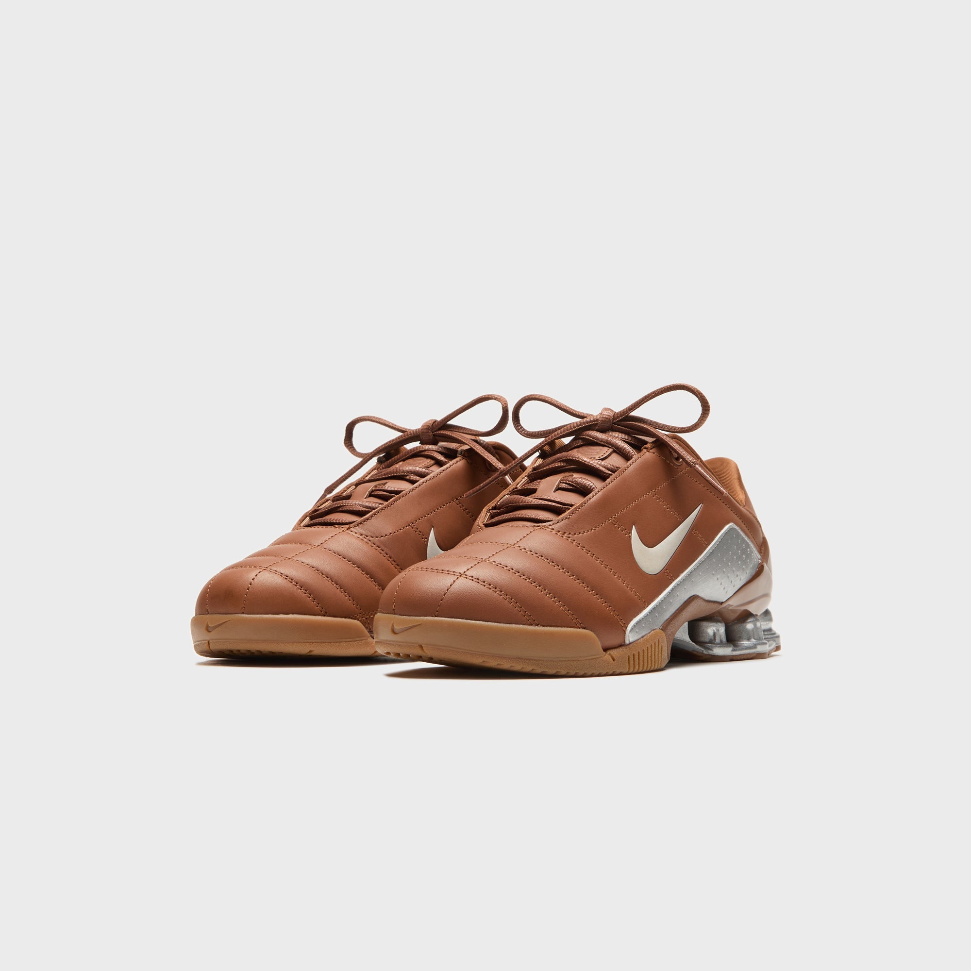 Nike T90 Shox Magia Qs - Pecan / Metallic Silver / Rustic / Gum