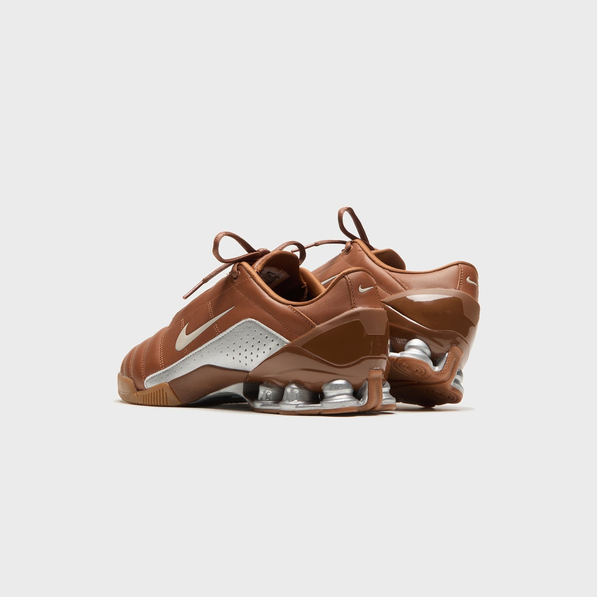 Nike T90 Shox Magia Qs - Pecan / Metallic Silver / Rustic / Gum Med Brown