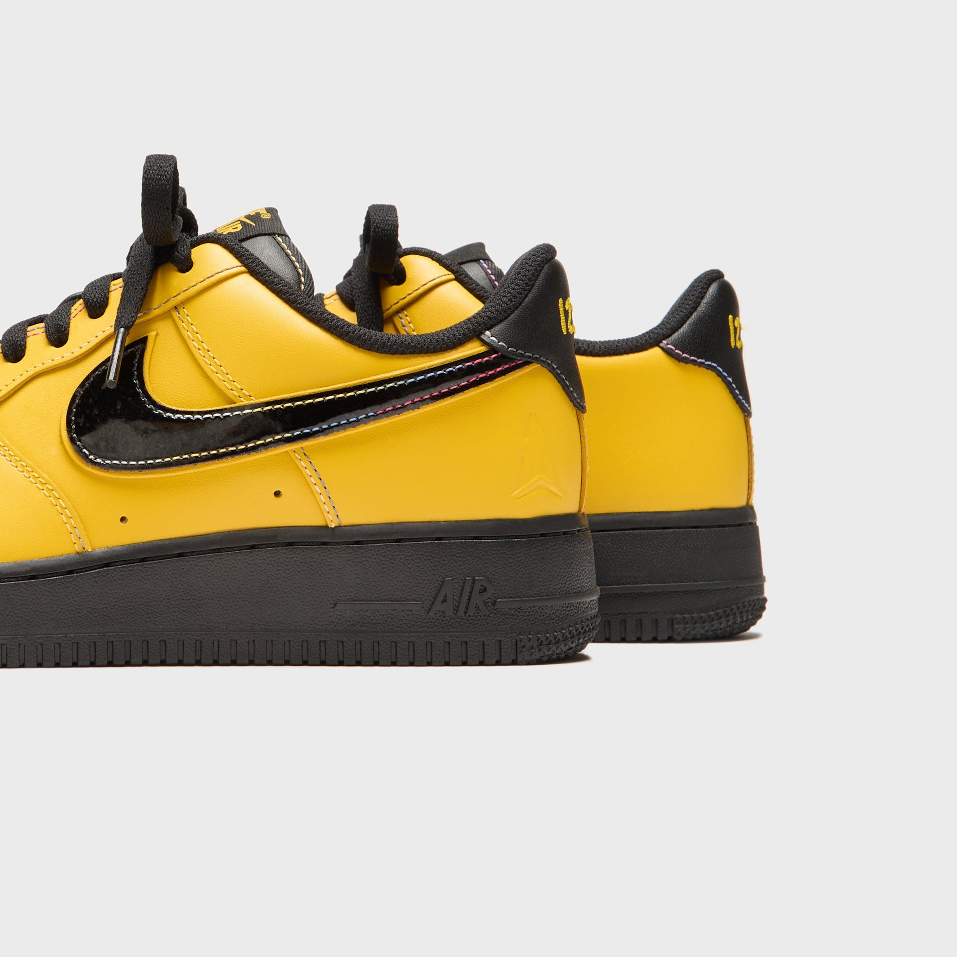 Nike x Ja Morant Air Force 1 '07 - Sundial / Black / Cobalt Bliss