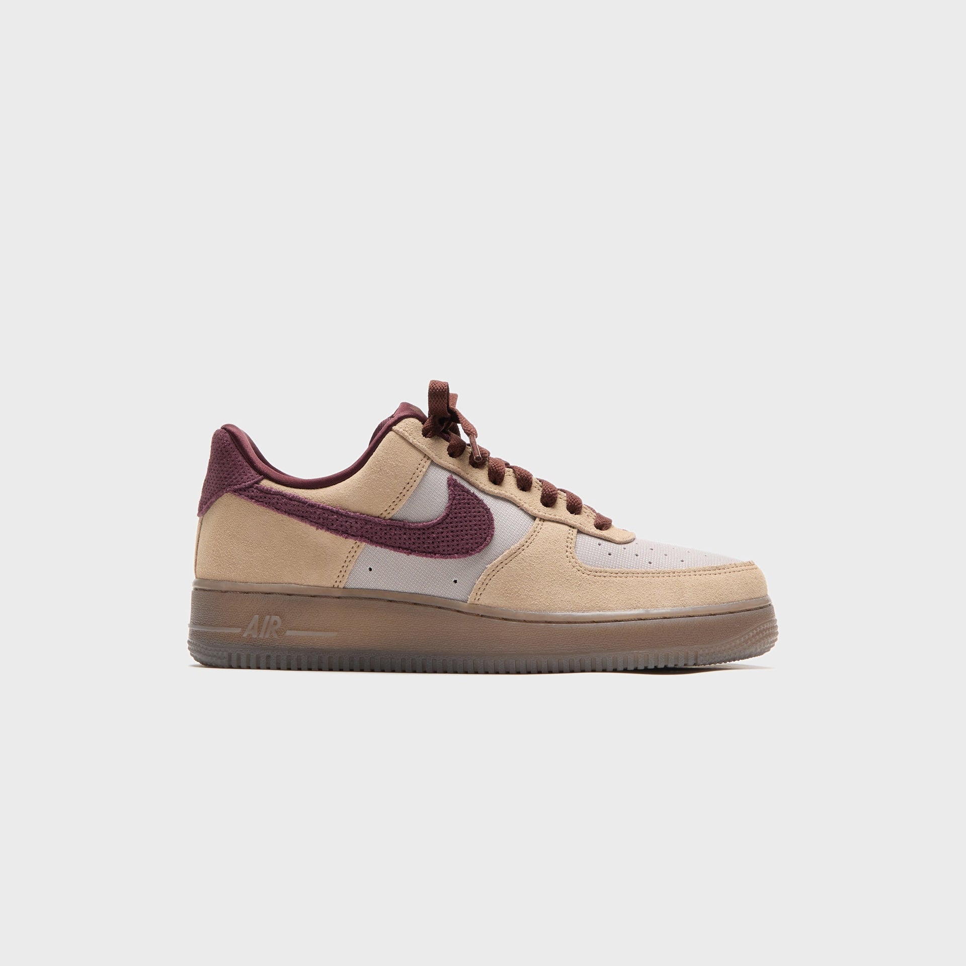 Nike Air Force 1 '07 Premium - Linen / Burgundy Crush / Moon Particle
