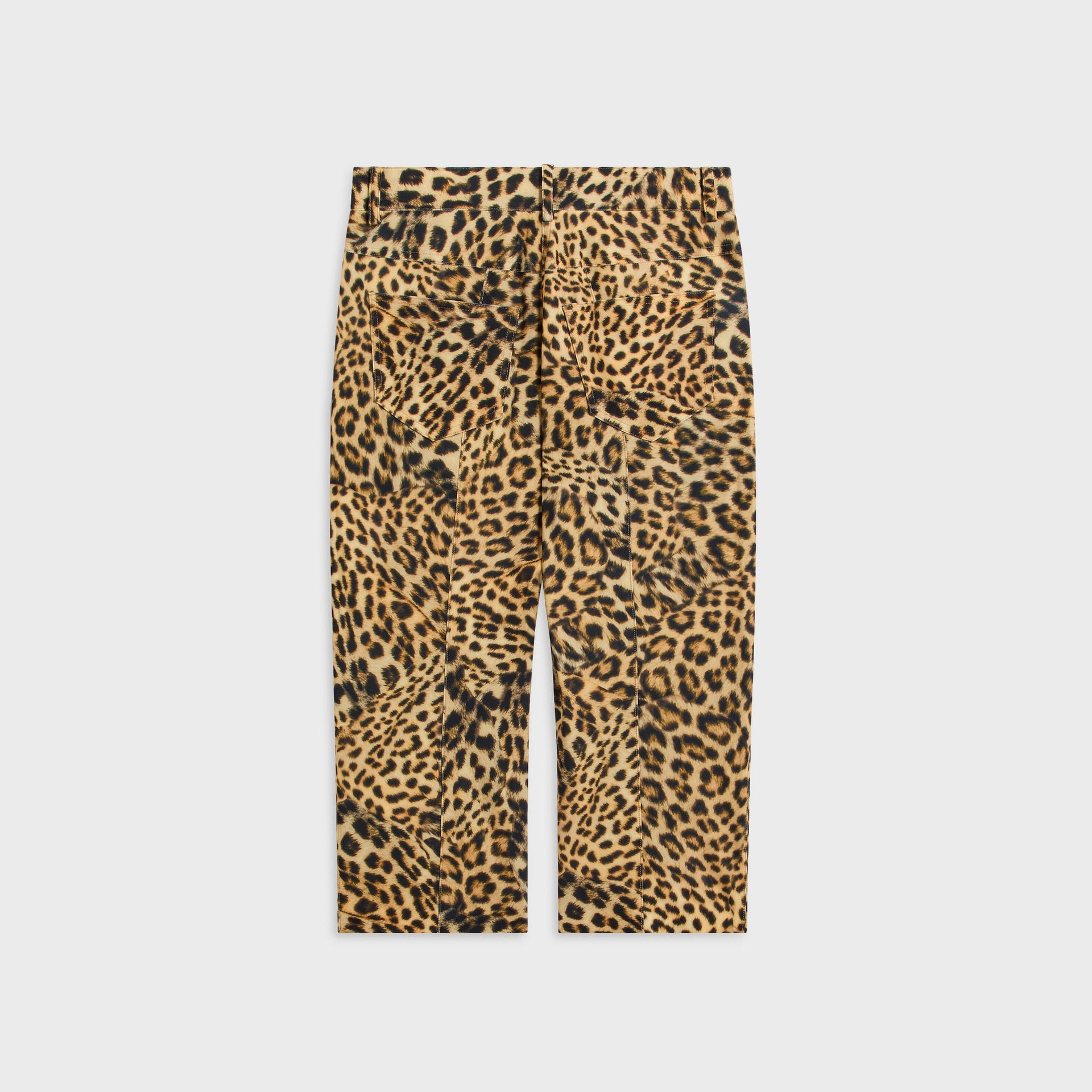 Norma Kamali Pedal Pusher Jean - Cheetah Patch
