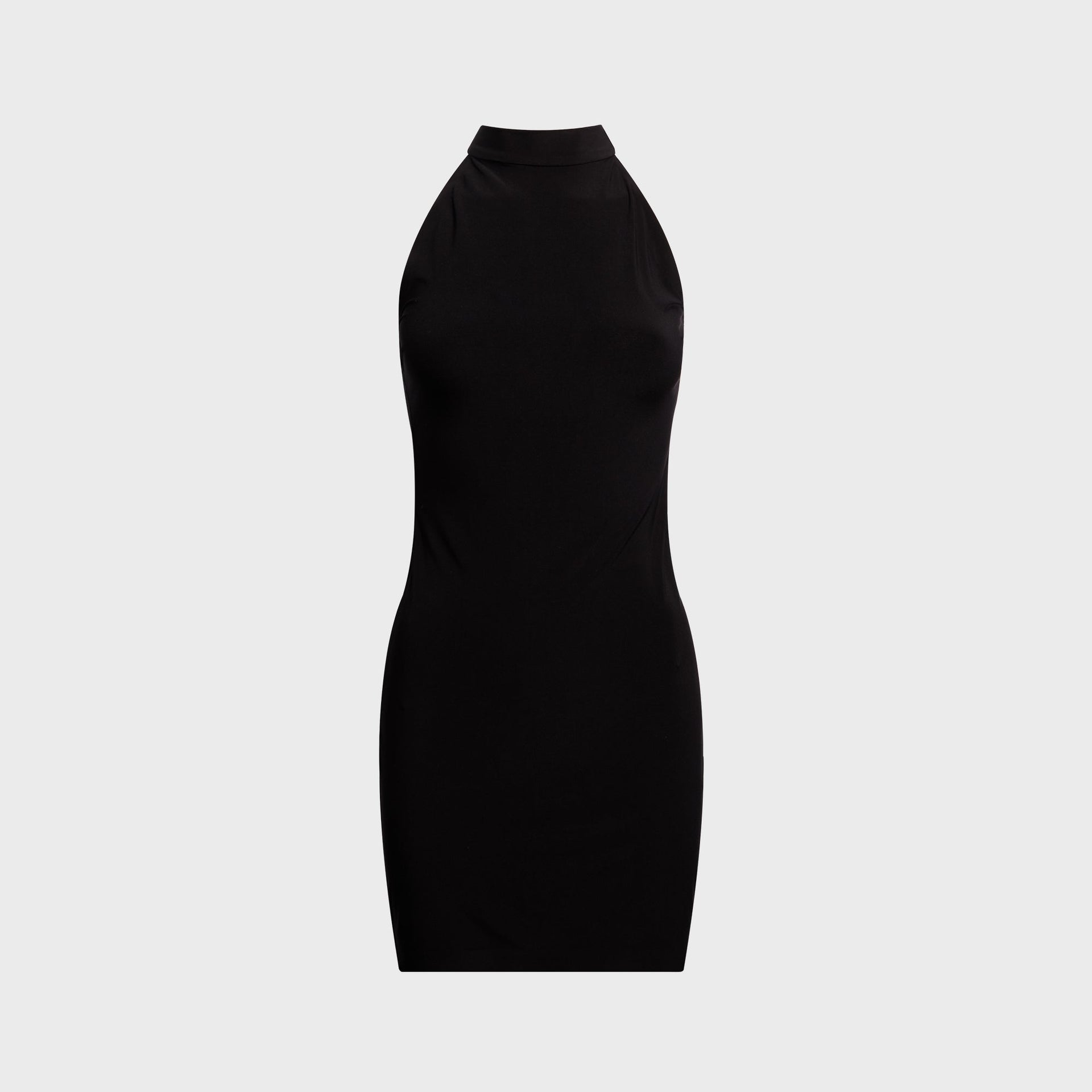 Norma Kamali Halter Mini Dress - Black Kith Norma Kamali Halter Mini Dress - Black Kith