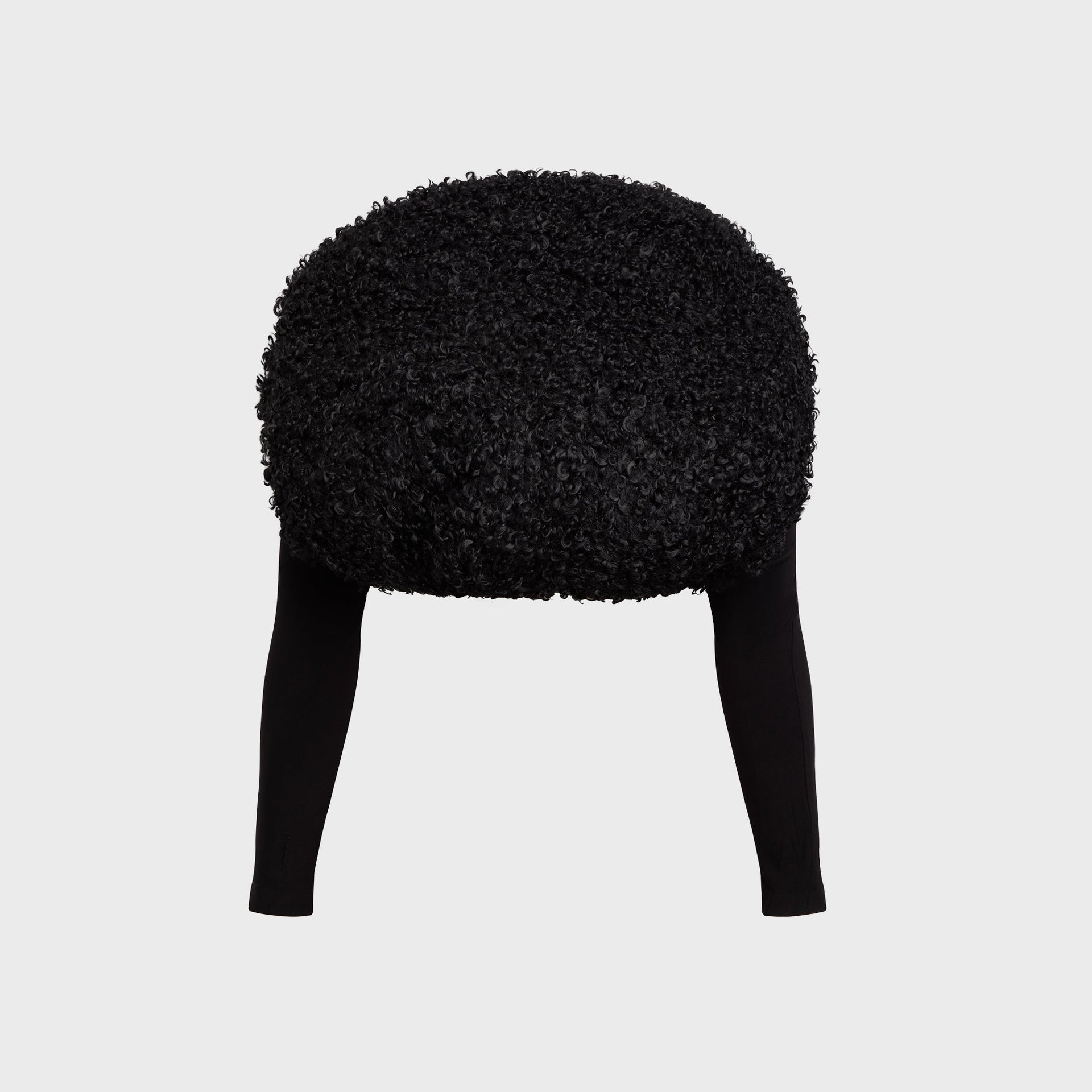 Norma Kamali Long Sleeve Shruggie - Black