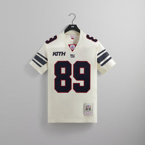 Kith for the NFL: Giants Mitchell & Ness Tiki Barber Jersey - Sandrift