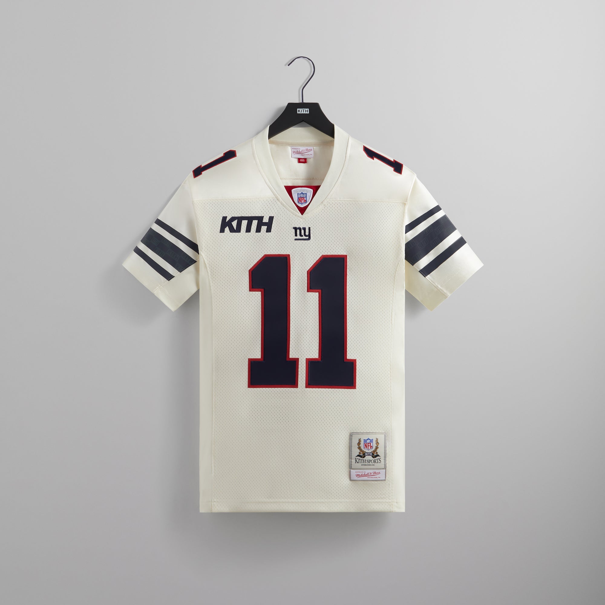 Kith for the NFL: Giants Mitchell & Ness Phil Simms Jersey - Sandrift