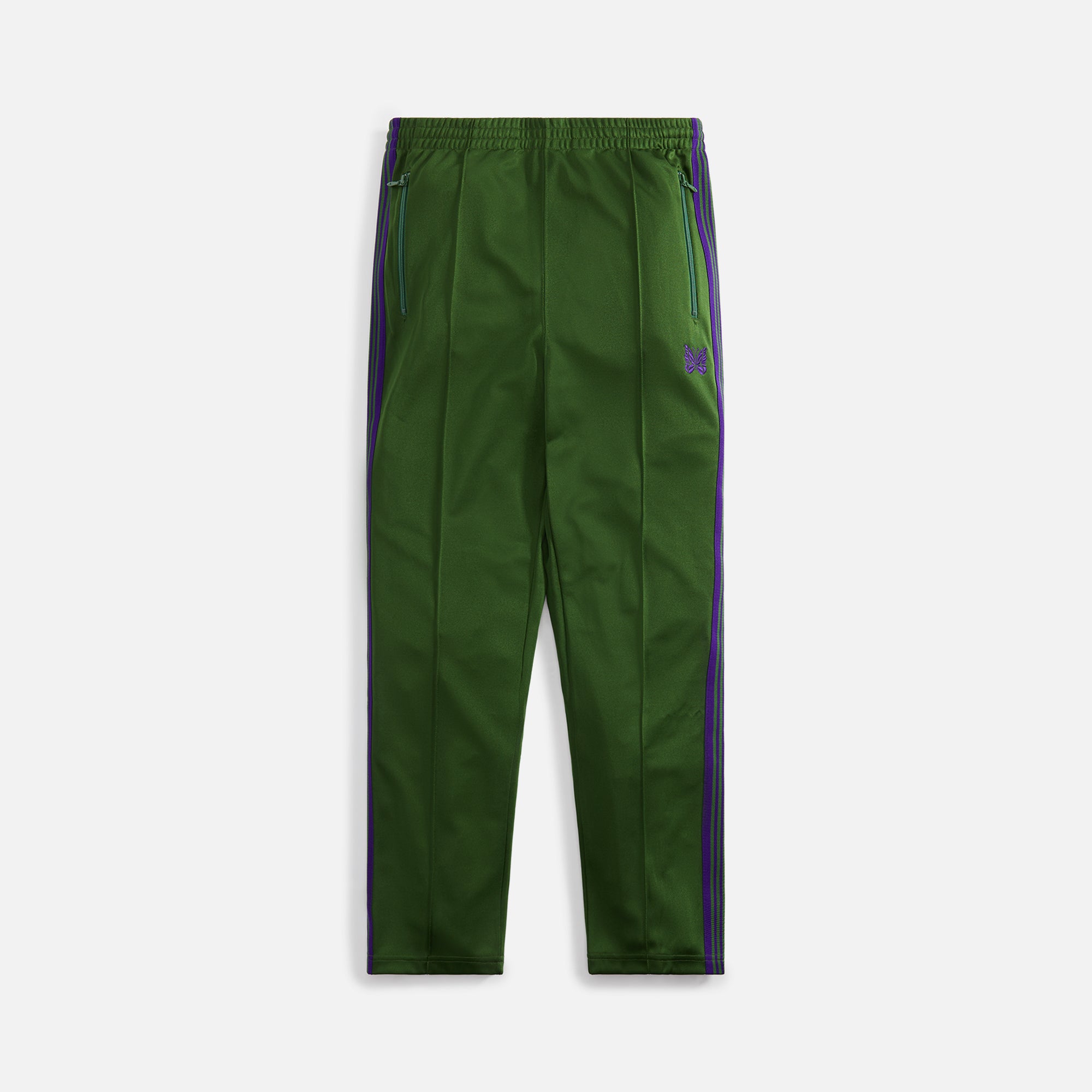 Needles Track Pant - Poly Smooth Ivy Green – Kith