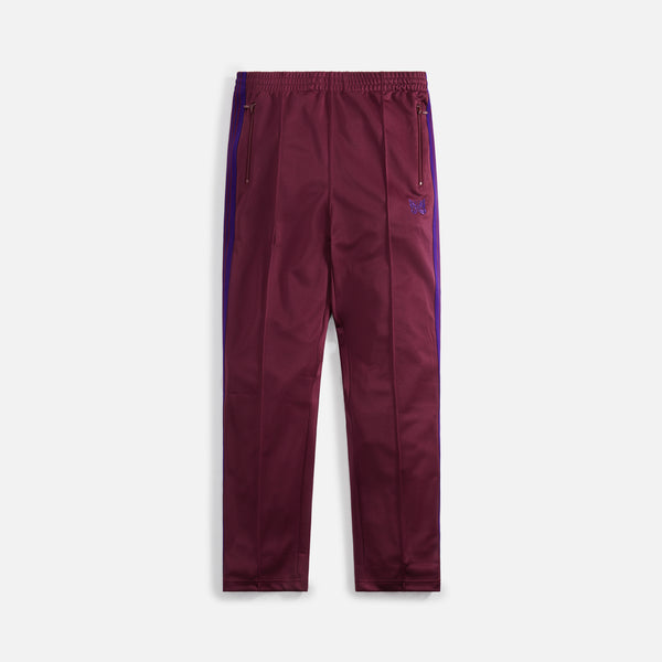 Needles Track Pant - Poly Smooth Wine – Kith