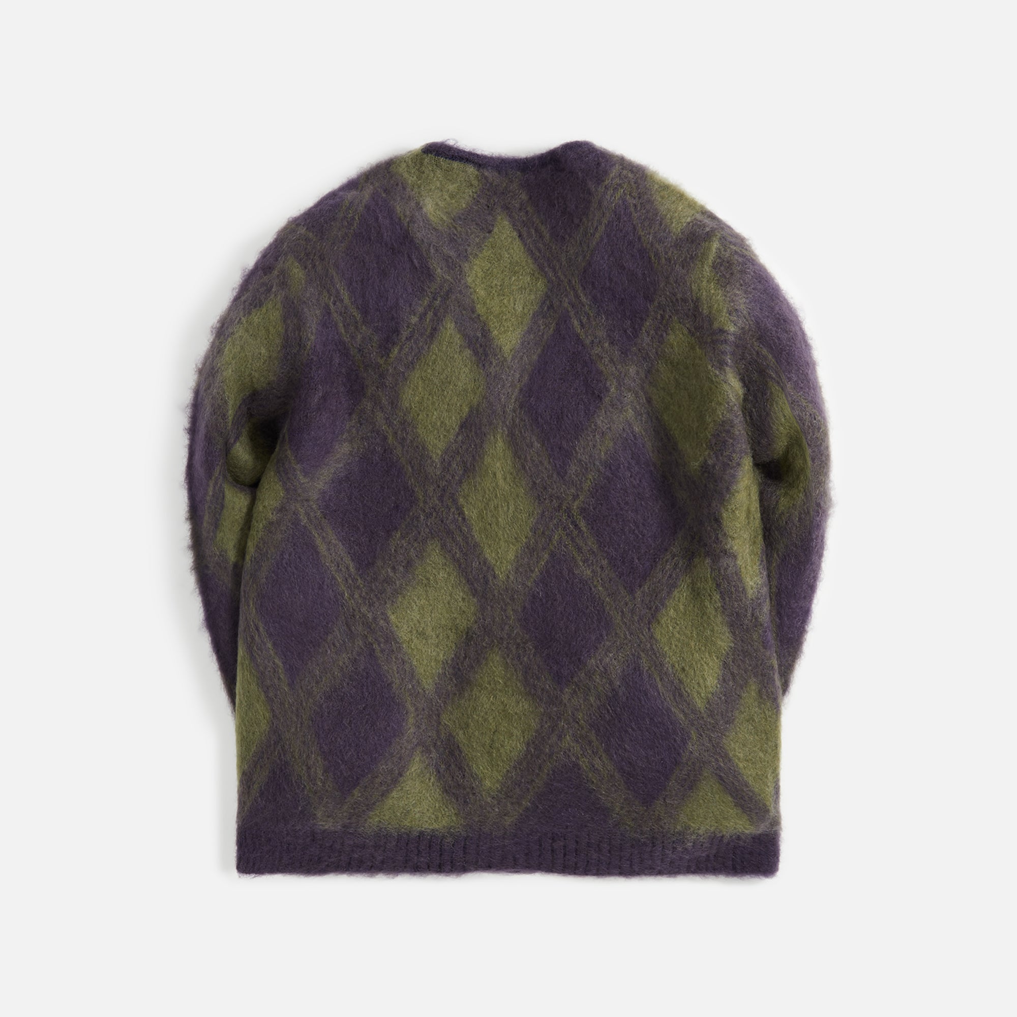 Needles Mohair Cardigan - Argyle Purple – Kith