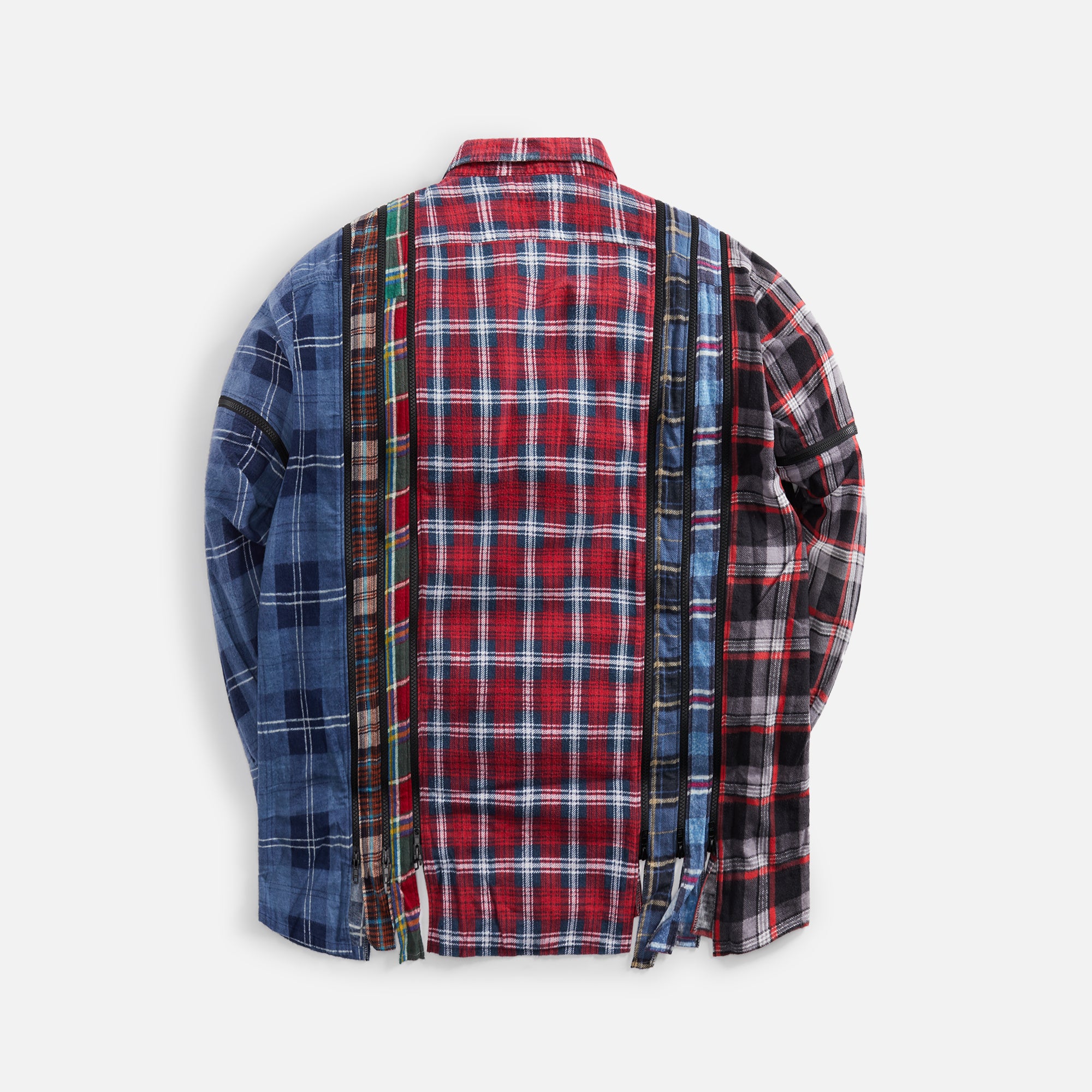 Needles 7 Cuts Zipped Wide Flannel Shirt - Multi – Kith