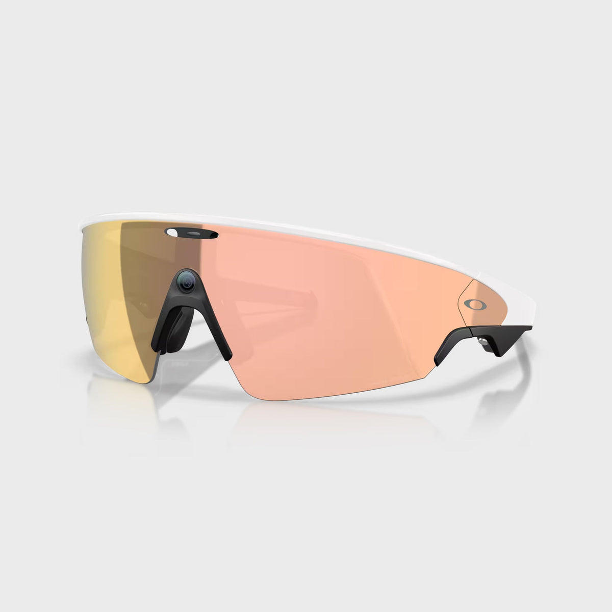 Oakley Vanguard Sunglasses - White / Prizm Rose Gold