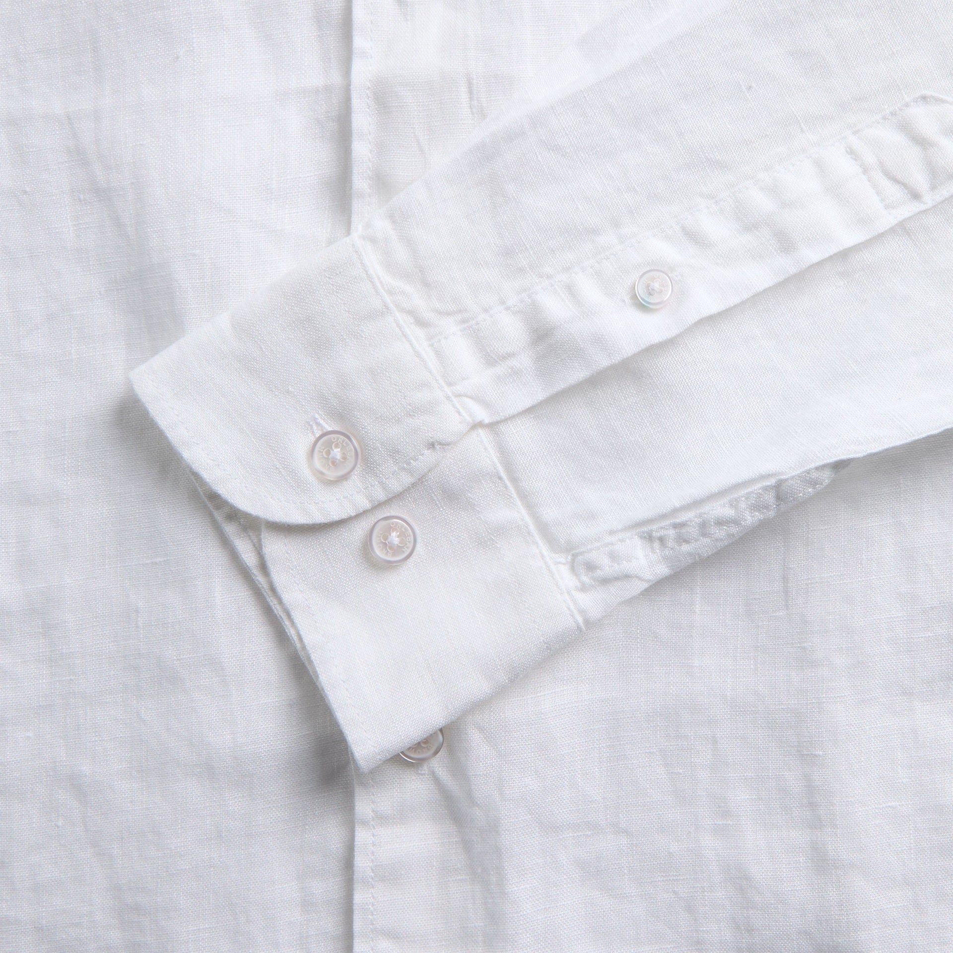 Orlebar Brown Giles Linen Tailored Fit Shirt - White