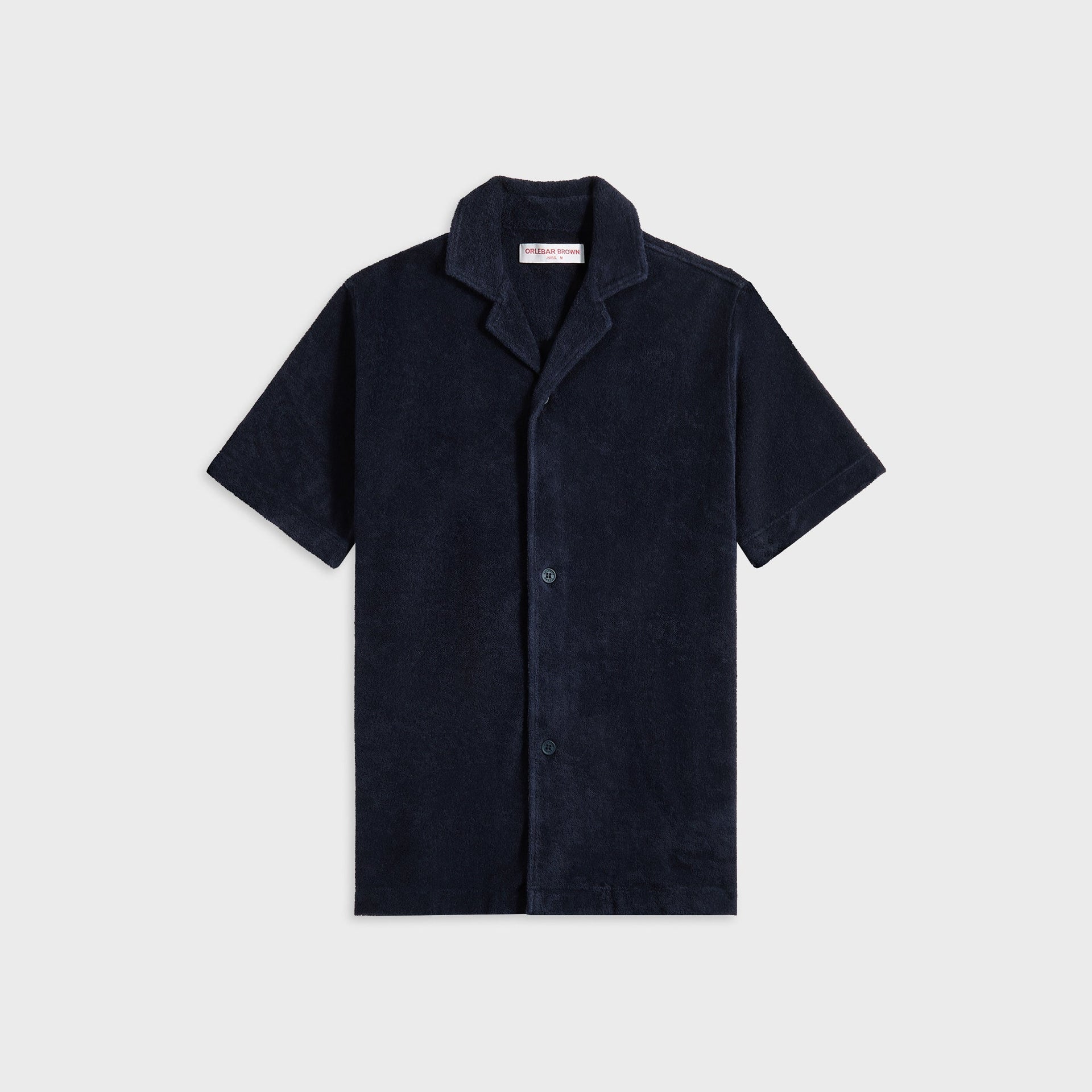 Orlebar Brown Howell Towelling Shirt ‚Äì Night iris