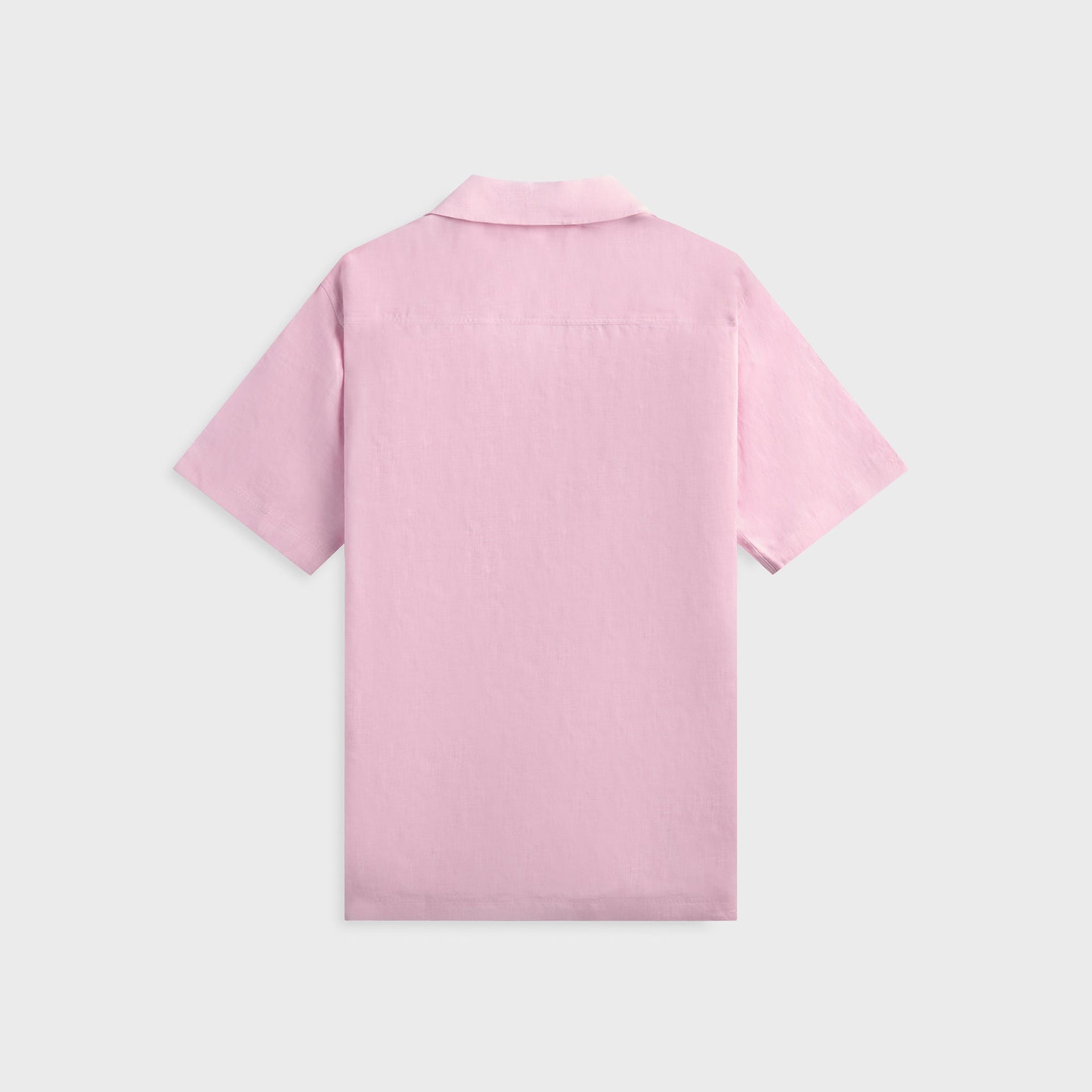 Orlebar Brown Maitan II Camp-Collar Linen Shirt - Rodeo Pink