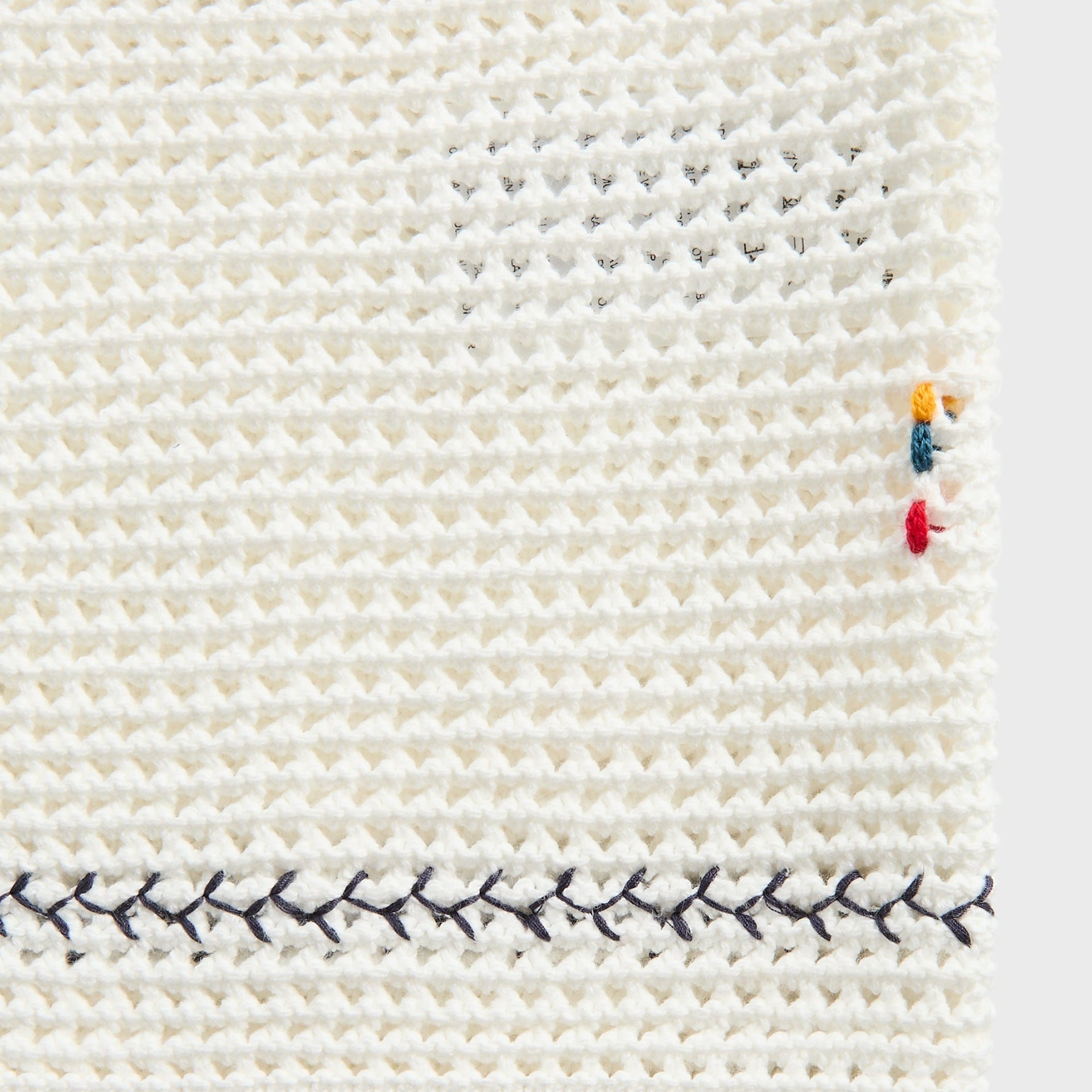 Orlebar Brown Batten Stitch Shirt in Sea Mist / Night Iris