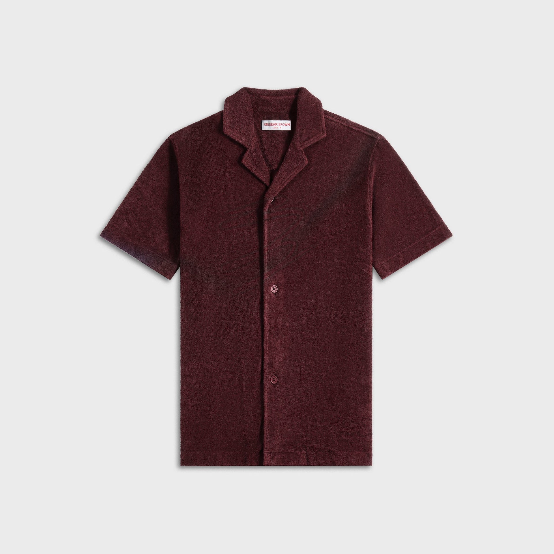 Orlebar Brown Howell Shirt in Damson