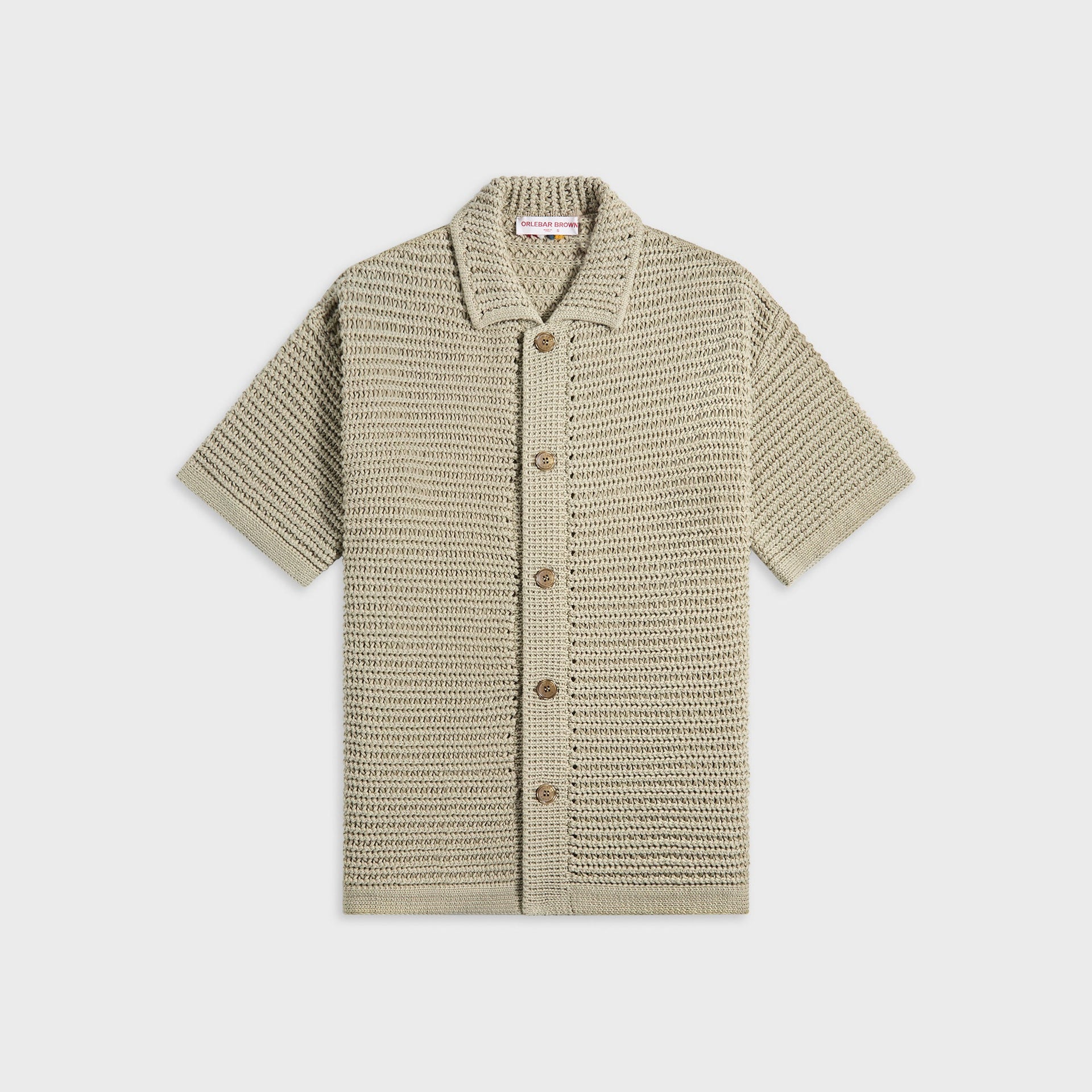 Orlebar Brown Thomas Shirt - Light Herbal Green