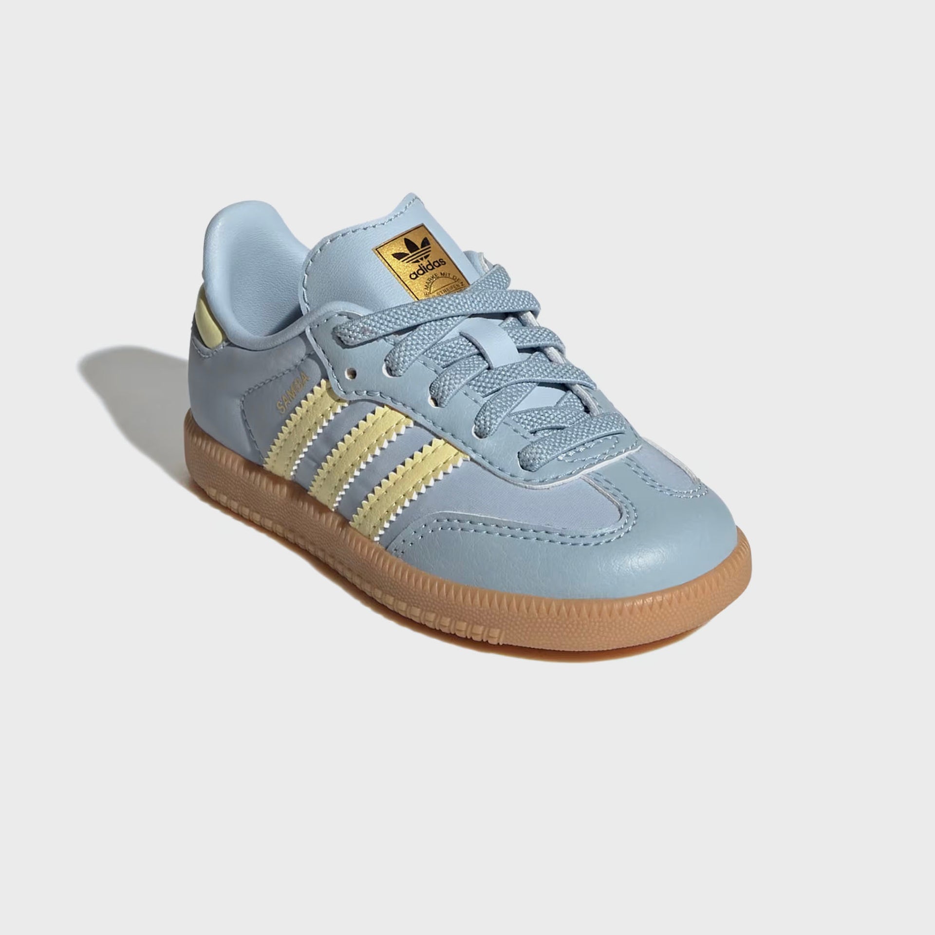 adidas TD Samba OG - Wonder Blue / Powder Yellow / Gum 3