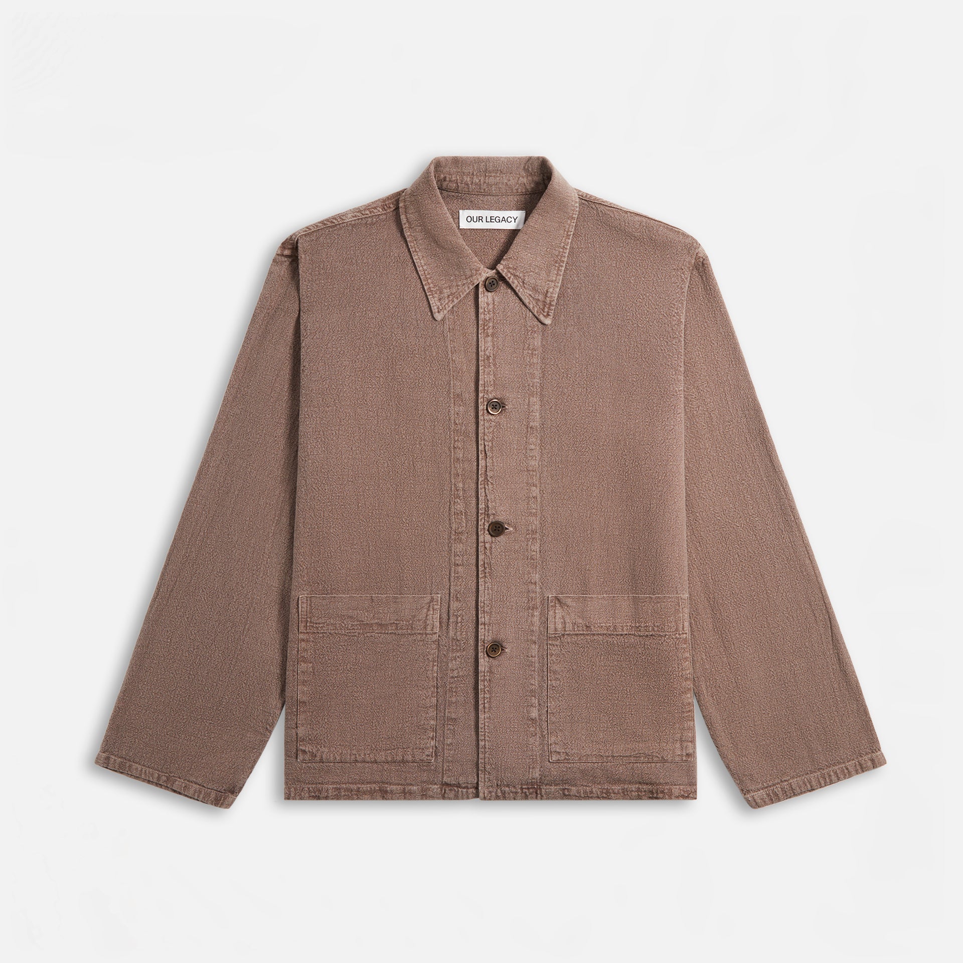 Our Legacy Haven Jacket t-shirt - Brown Bohemian Sack Weave