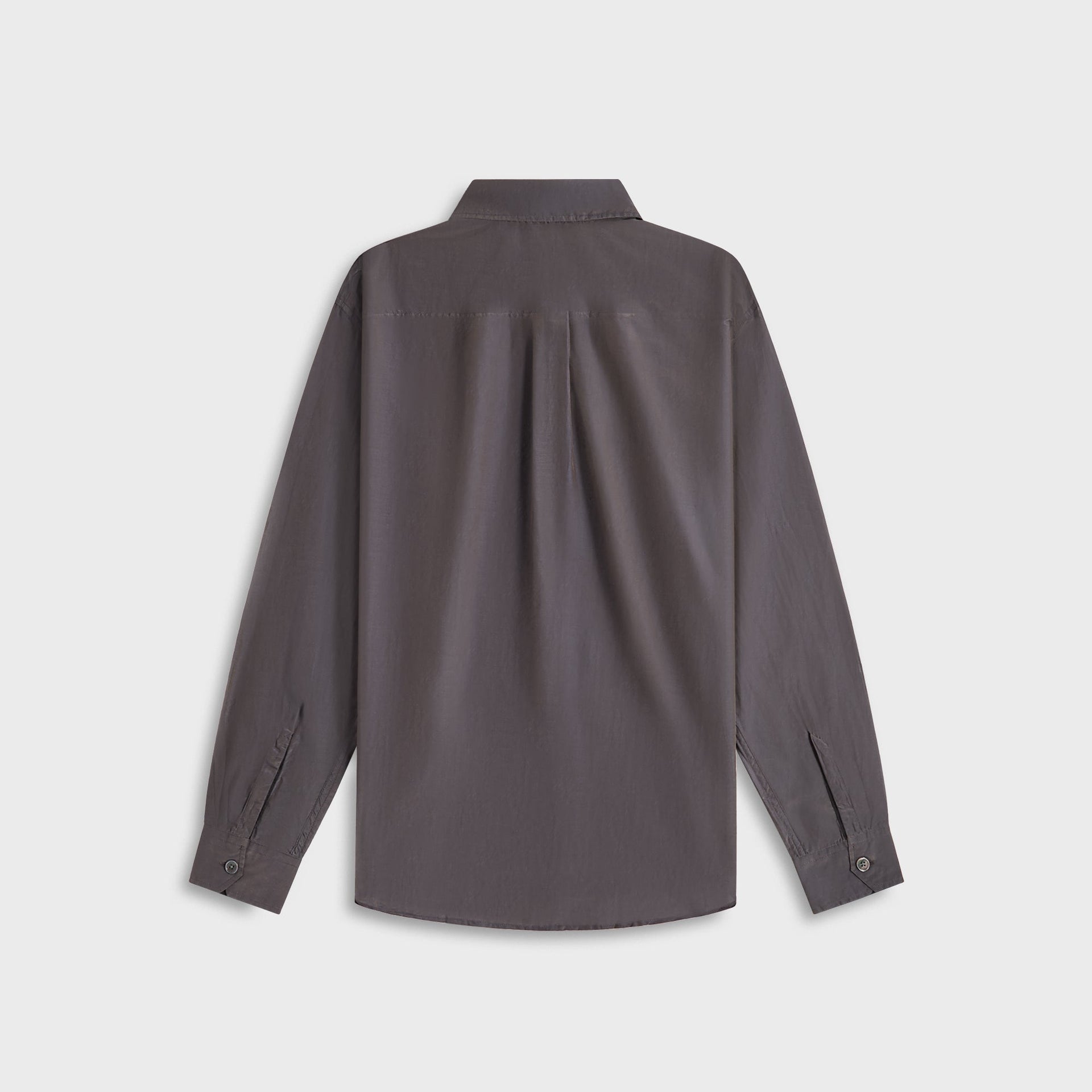 Our Legacy Beyond Shirt in Charcoal Bordeaux