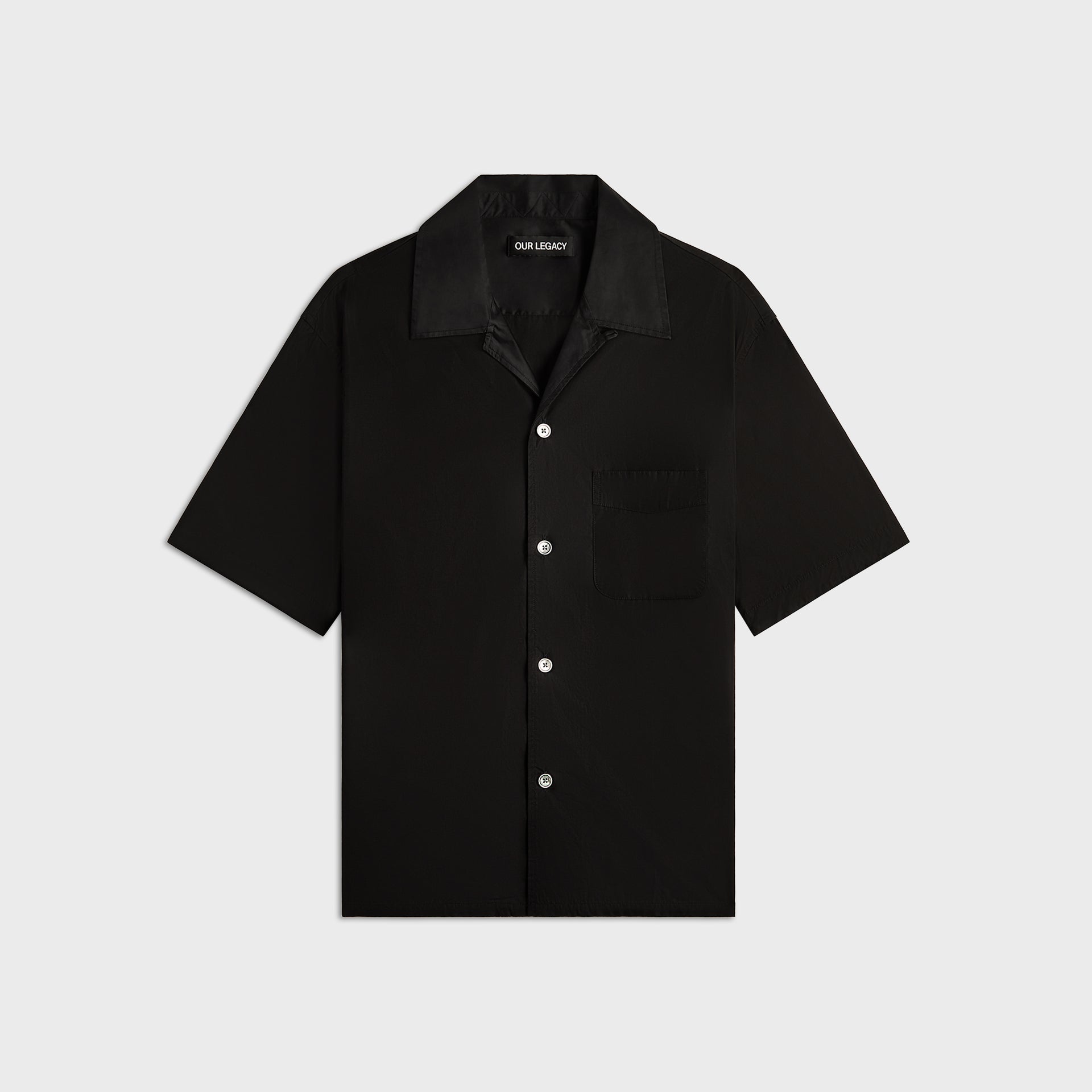 Our Legacy Heusen Shirt  - Black All Day Poplin