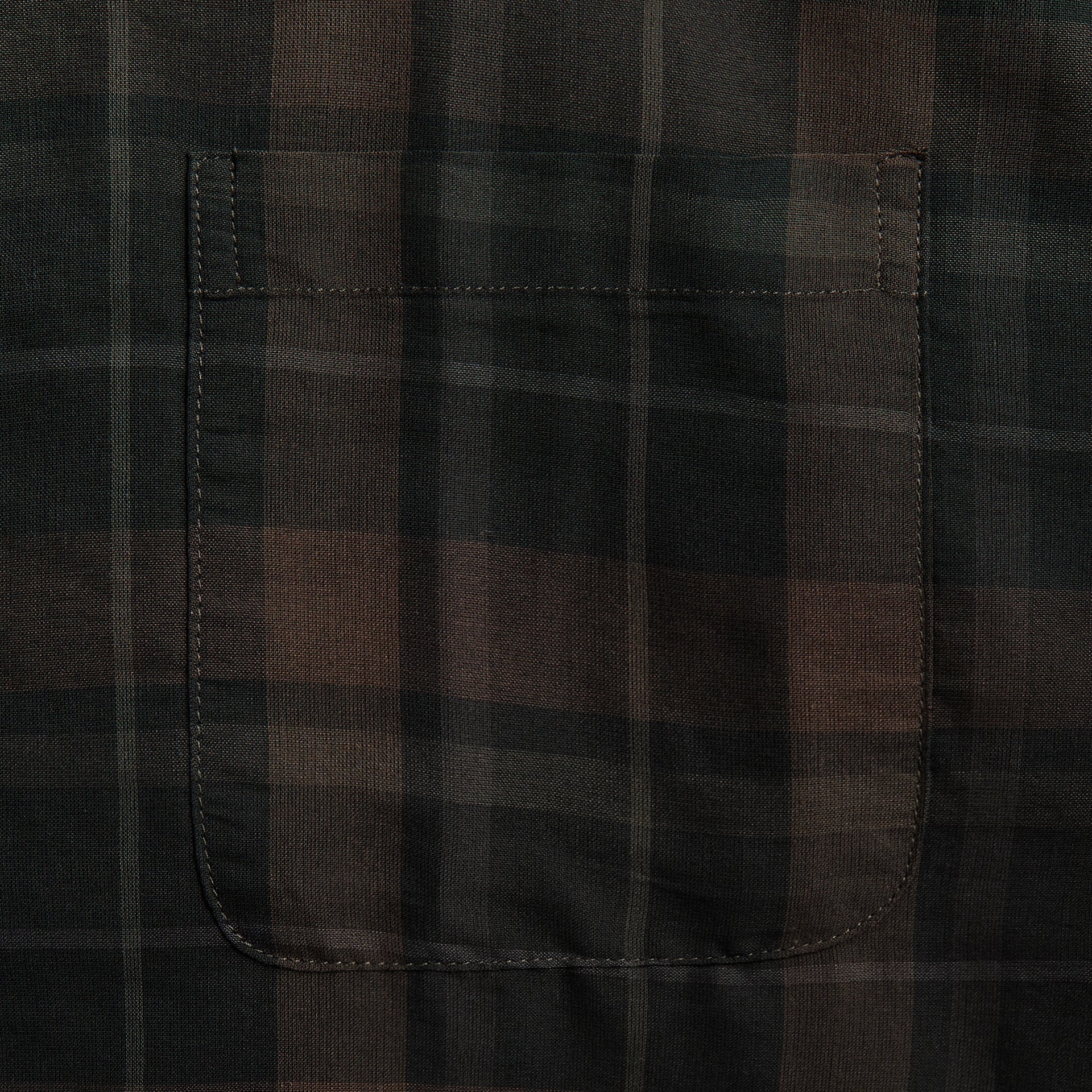 Our Legacy Borrowed Shirt - Black Sheer Shadow Check