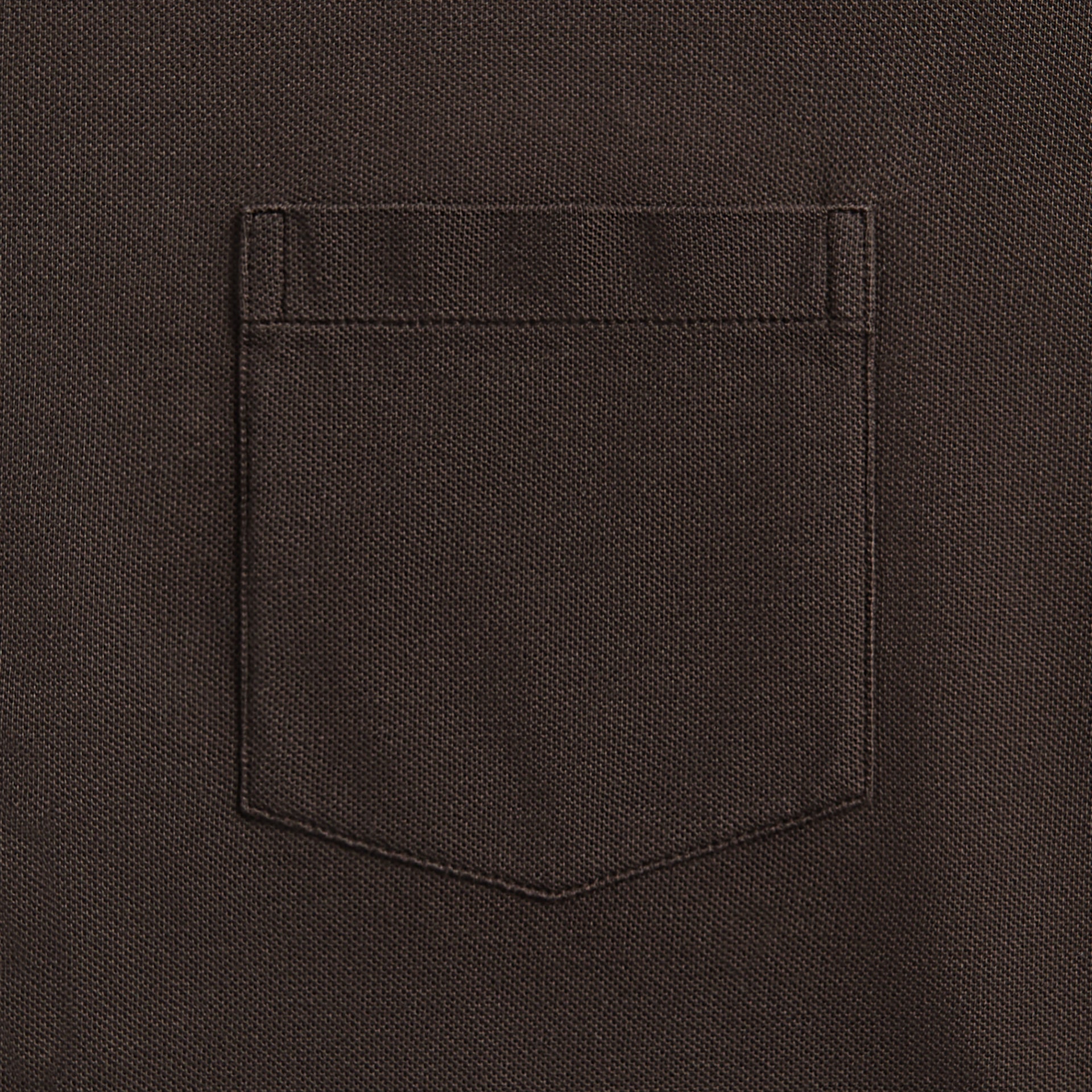 Our Legacy Analog Shirt - Deep Brown Super Mall Piquet