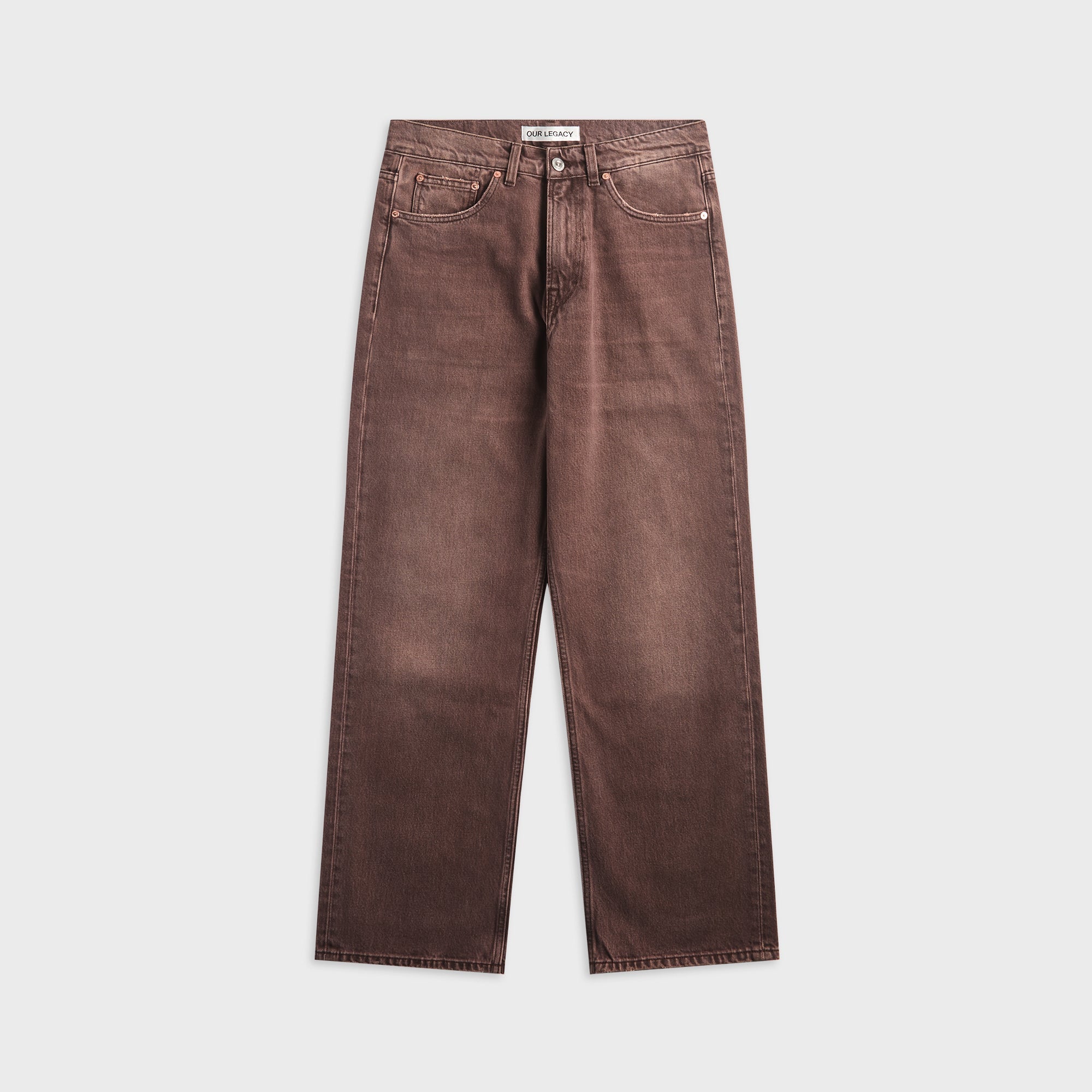 Our Legacy Third Cut Jeans - Overdyed Choco Melon – Kith